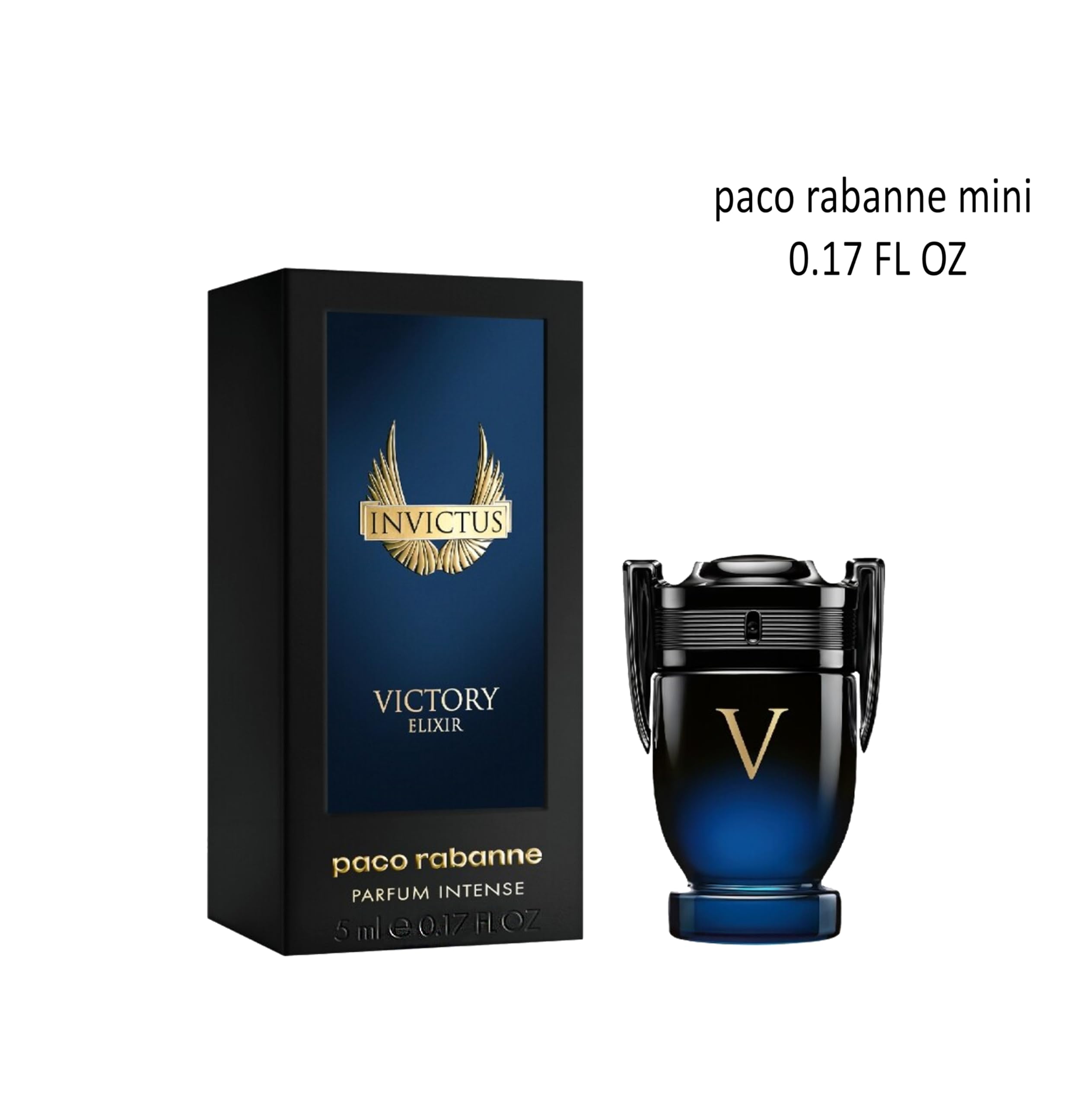 Paco Rabanne Invictus Victory Elixir Intense Parfum Mini Splash 0.17 Fl Oz