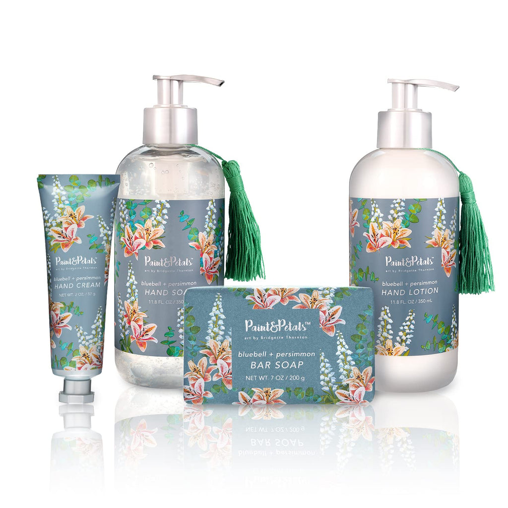 PAINT & PETALS Bluebell & Persimmon Hand Lotion – Nourishing Shea Butter