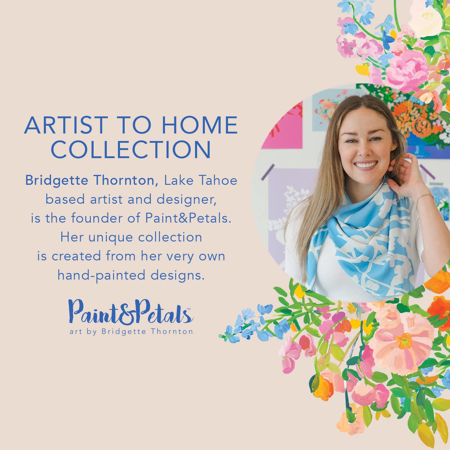 PAINT & PETALS Bluebell & Persimmon Hand Lotion – Nourishing Shea Butter