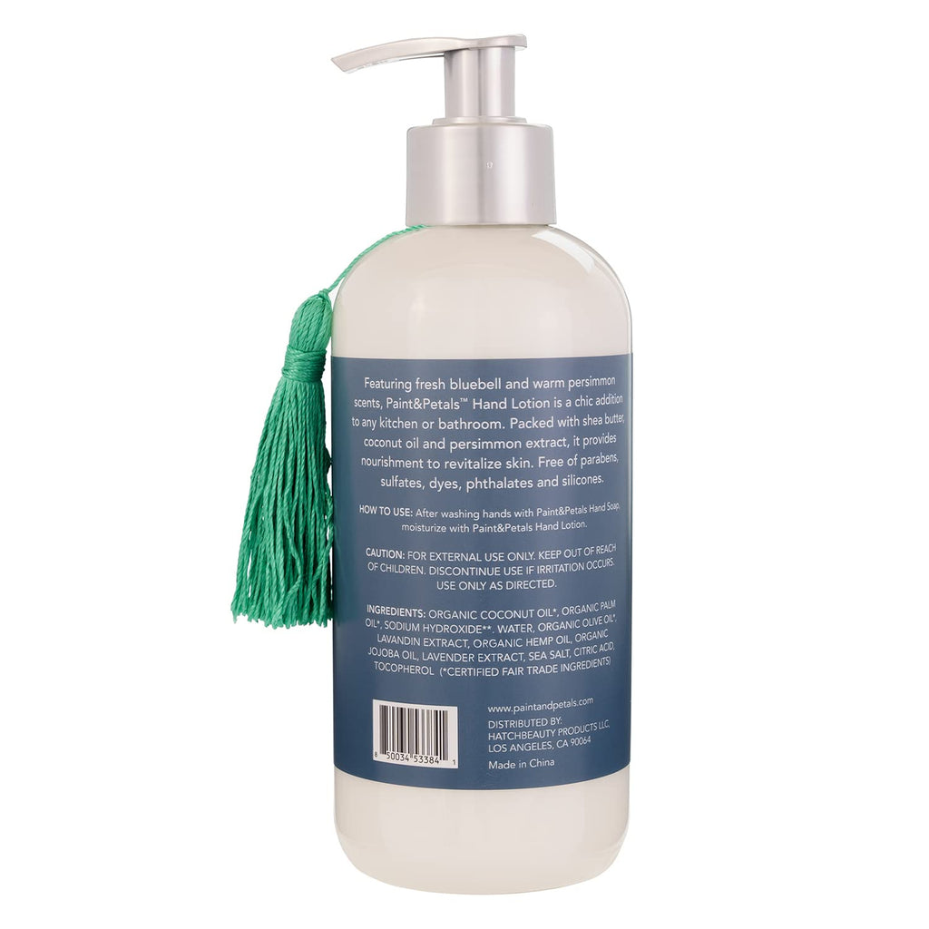 PAINT & PETALS Bluebell & Persimmon Hand Lotion – Nourishing Shea Butter