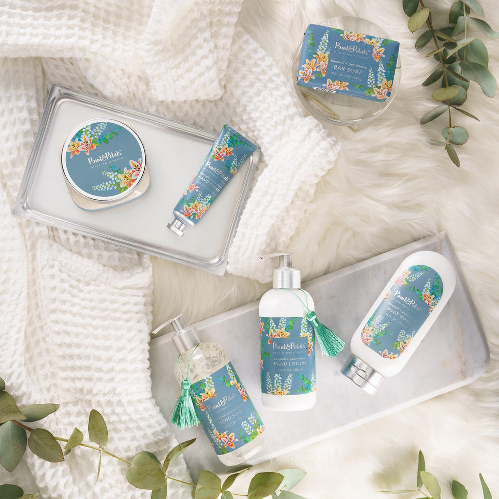PAINT & PETALS Bluebell & Persimmon Hand Lotion – Nourishing Shea Butter