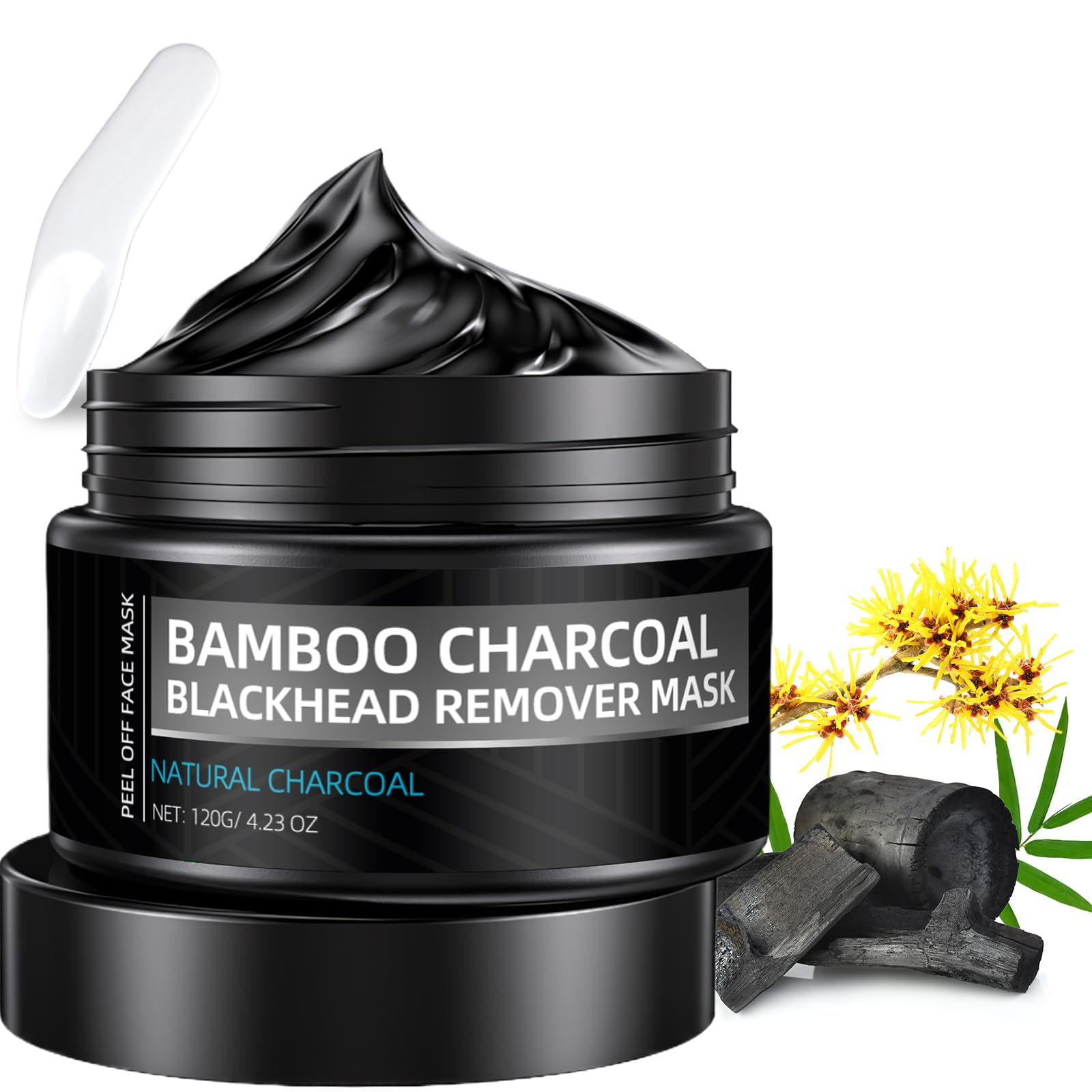 Paistely Blackhead Mask Peel Off — Charcoal Purifying Deep-Cleansing Mask (120g)