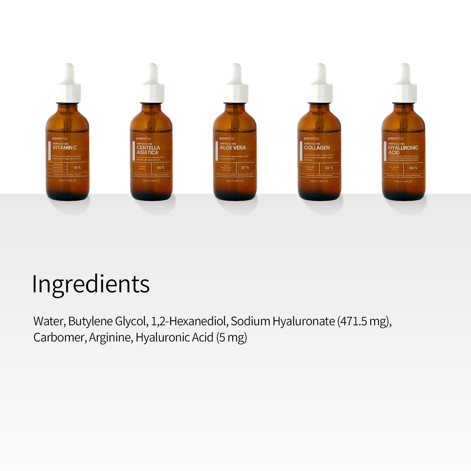 PAMSIBC PAMS IBC Ampoule 94% Hyaluronic Acid – Hydration Serum (50ml)