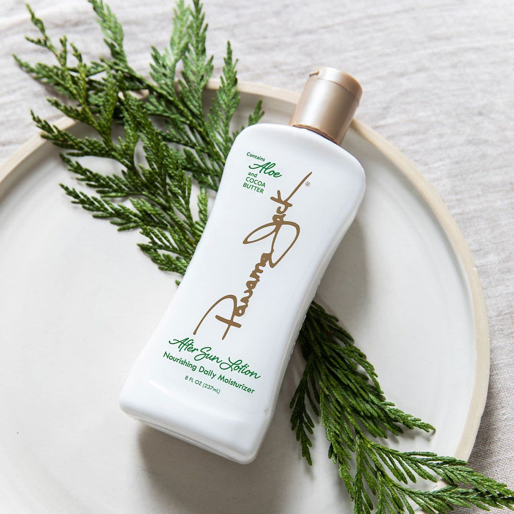 Panama Jack Aloe Moisturizer Lotion – After Sun Daily Skincare with Cocoa Butter & Olive Oils (8 oz x 2)
