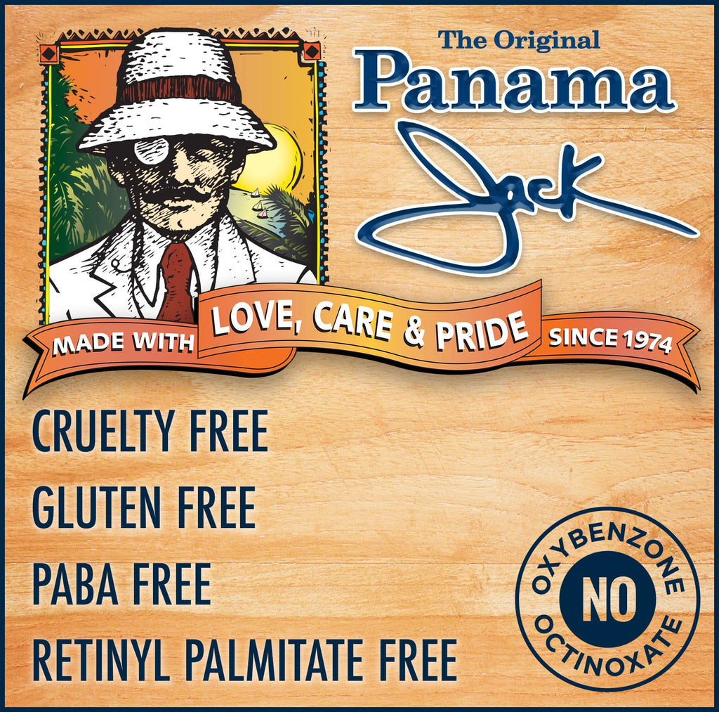 Panama Jack Amplifier Suntan Oil - 0 SPF, Light Exotic Oil Formula, 8 oz (Pack of 6)
