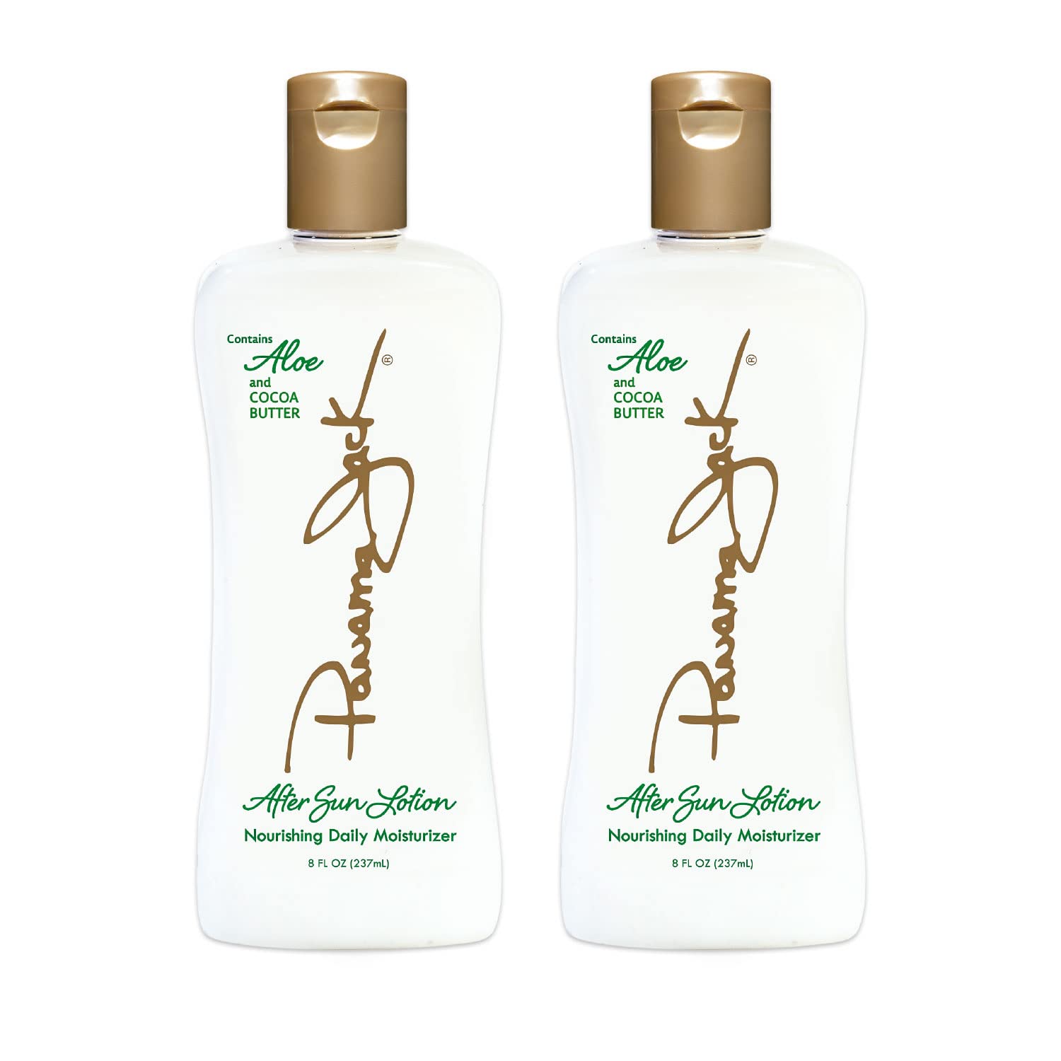 Panama Jack Aloe Moisturizer Lotion - After Sun Daily Skincare with Aloe, Cocoa Butter, Olive & Hemp Seed Oils + Vitamin E (8 FL OZ, Pack of 6)