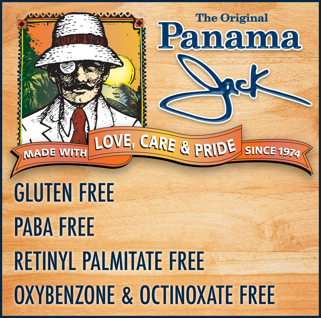 Panama Jack Aloe Moisturizer Lotion - After Sun Daily Skincare with Aloe, Cocoa Butter, Olive & Hemp Seed Oils + Vitamin E (8 FL OZ, Pack of 6)