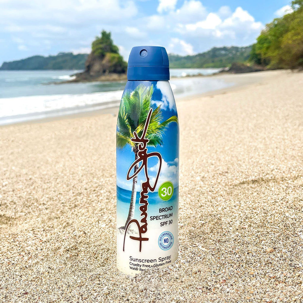 Panama Jack Continuous Spray Sunscreen SPF 30 — Broad Spectrum, Water Resistant, Cruelty Free