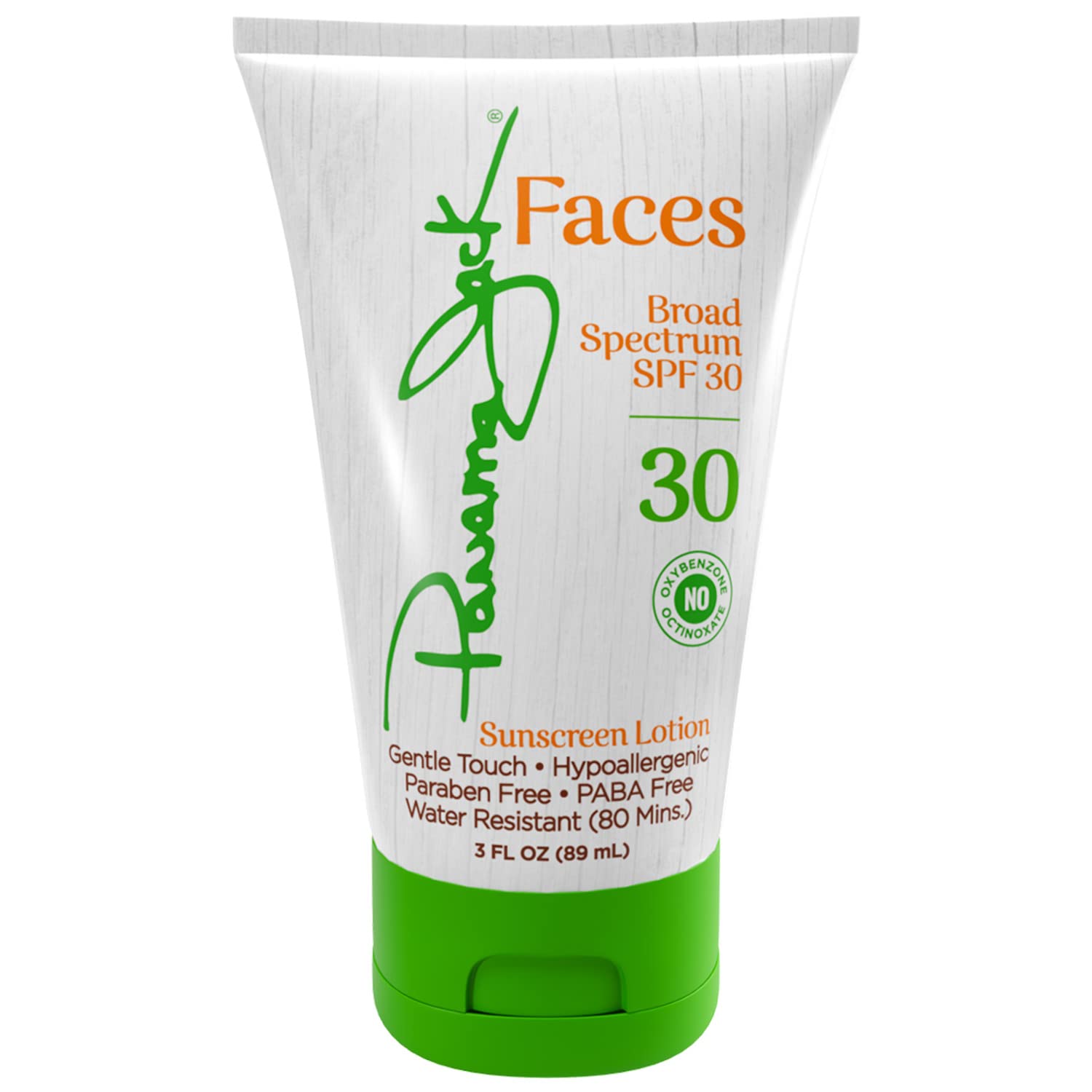 Panama Jack Faces Sunscreen Lotion SPF 30 – Broad Spectrum, Hypoallergenic, 2 x 3 fl oz