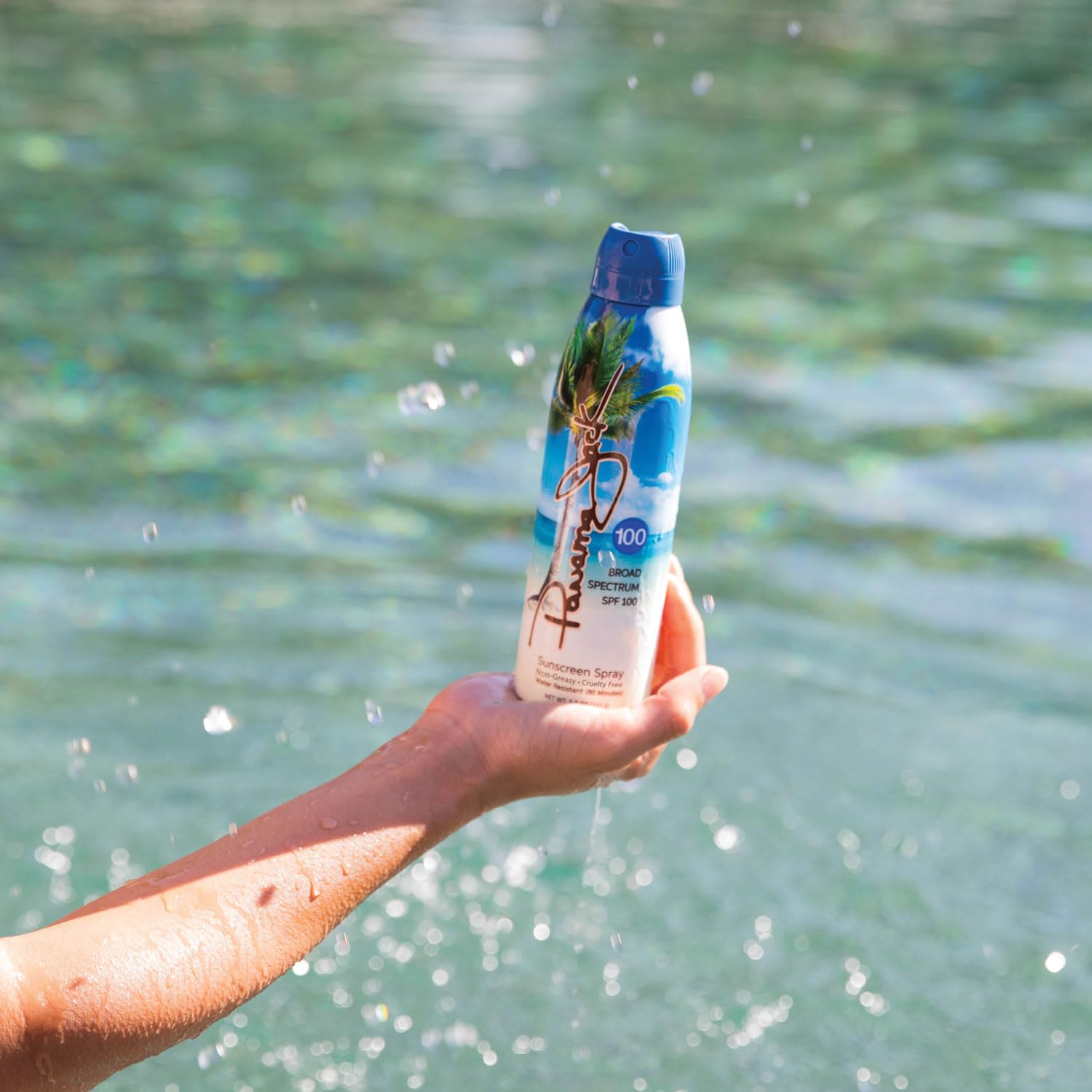 Panama Jack Continuous Spray Sunscreen SPF 100 – Broad Spectrum UVA/UVB, Water Resistant 80 Minutes