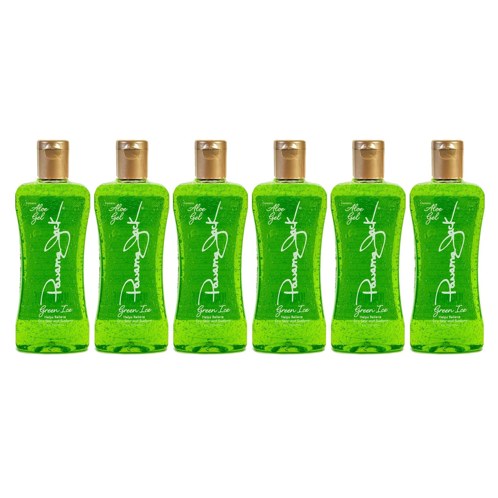 Panama Jack Green Ice Gel – Aloe Vera After Sun, No Alcohol, Prolong Tan, 8 oz