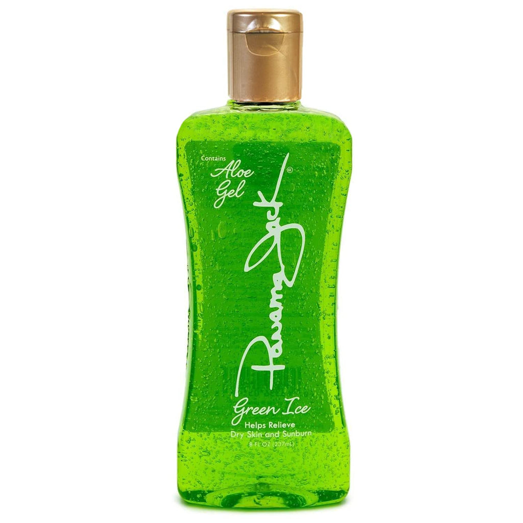 Panama Jack Green Ice Gel – Aloe Vera After Sun, No Alcohol, 8 fl oz