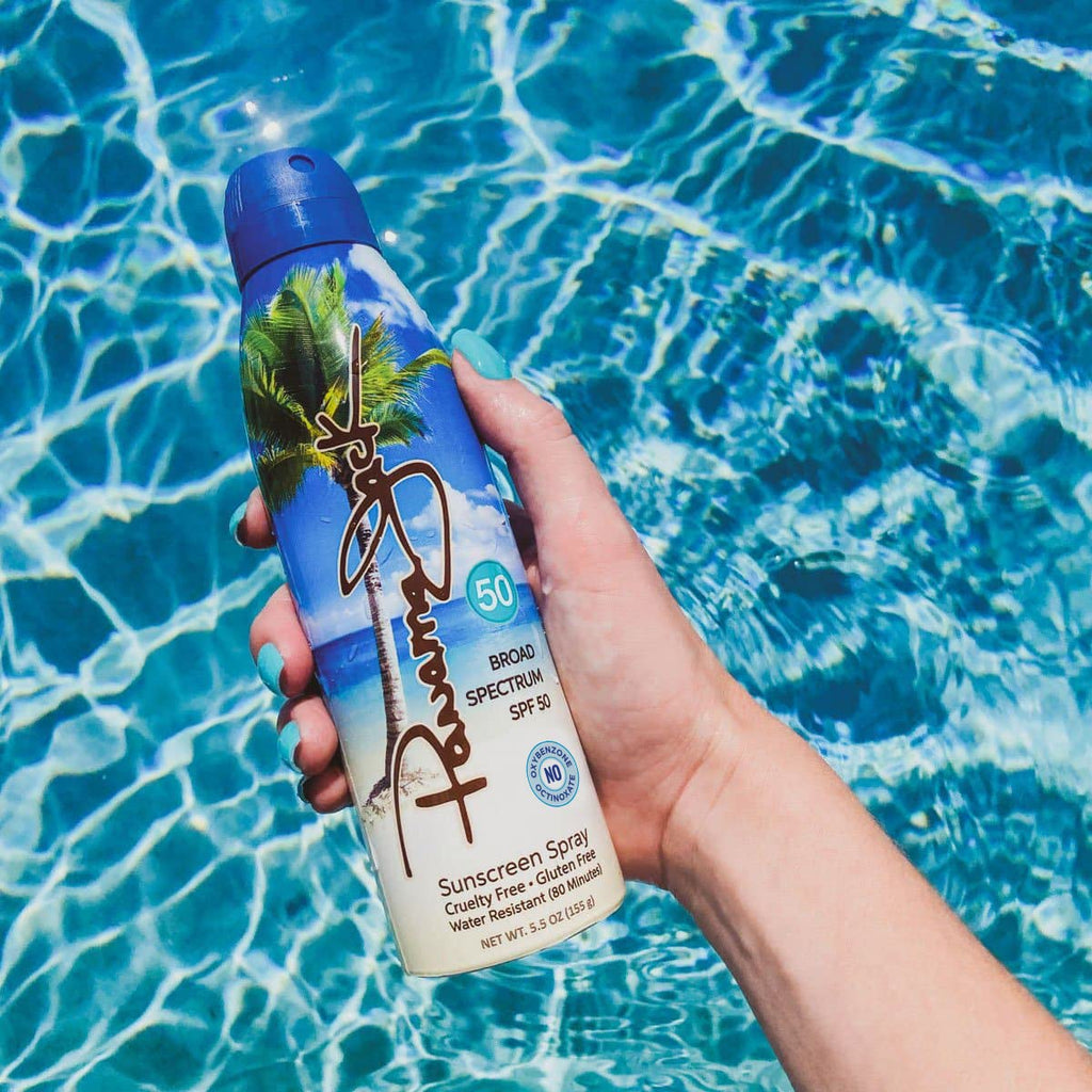 Panama Jack SPF 50 Continuous Spray Sunscreen – Broad Spectrum UVA/UVB, Water-Resistant (80 min), Pack of 2