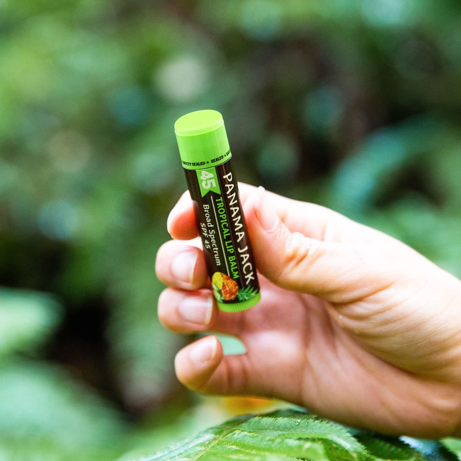 Panama Jack Sunscreen Lip Balm SPF 45 — Flavor Pack (Vanilla, Mango, Dreamsicle, Tropical)
