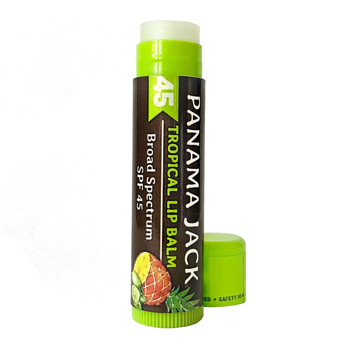 Panama Jack Sunscreen Lip Balm SPF 45 — Flavor Pack (Vanilla, Mango, Dreamsicle, Tropical)