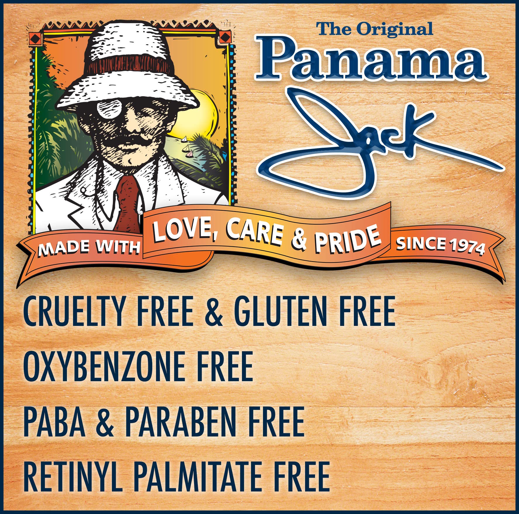 Panama Jack Sunscreen Lip Balm SPF 45 — Four-Flavor Pack