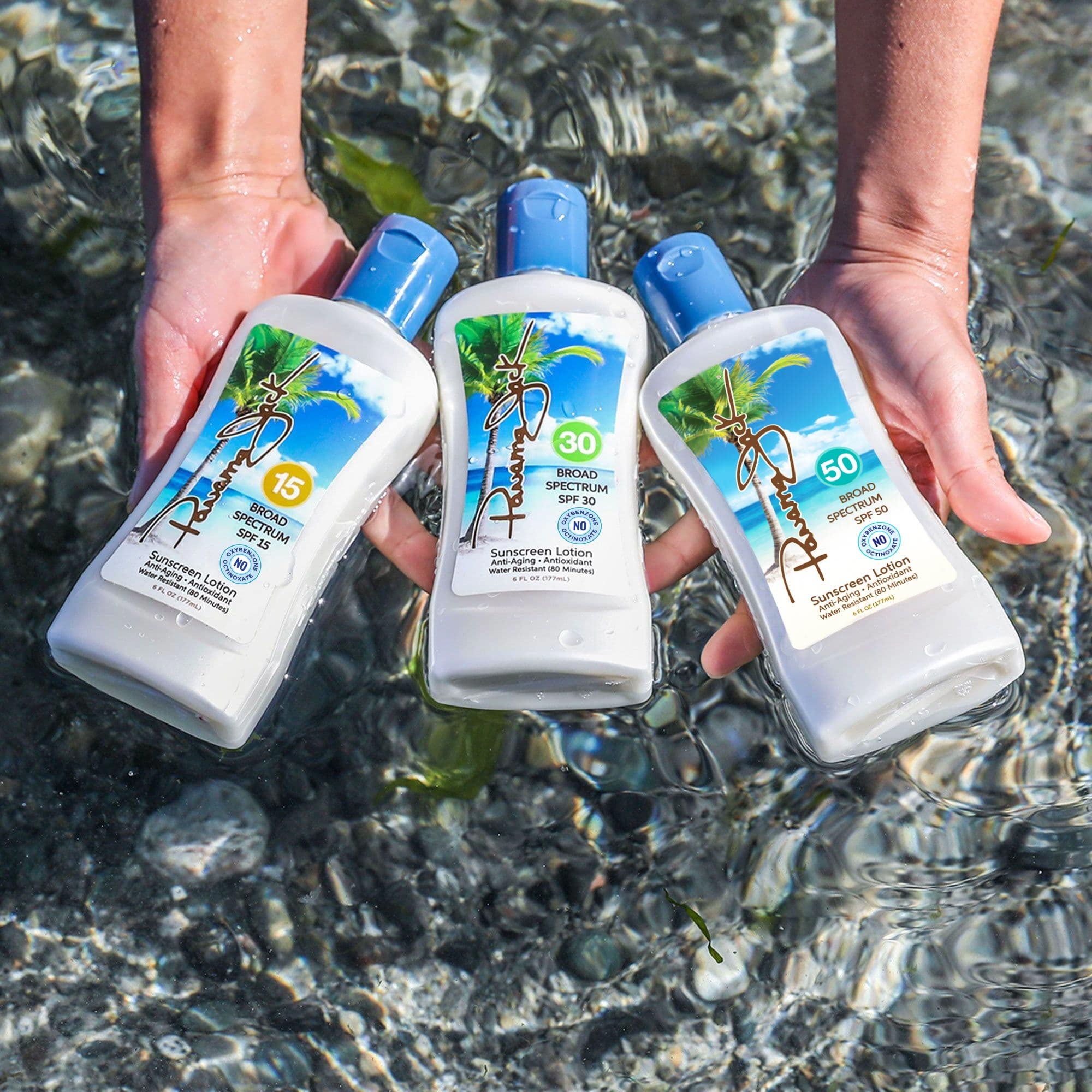 Panama Jack SPF 50 Sunscreen Lotion — Broad Spectrum UVA/UVB, Cruelty Free, Gluten & Paraben Free, 6 oz (Pack of 12)