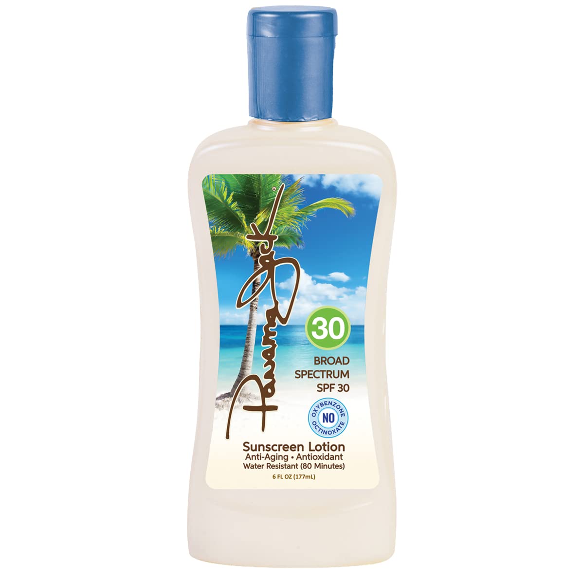 Panama Jack Sunscreen Suntan Lotion SPF 30 – Broad Spectrum UVA/UVB, Cruelty Free, Gluten & Paraben Free, 6 FL OZ (Pack of 6)