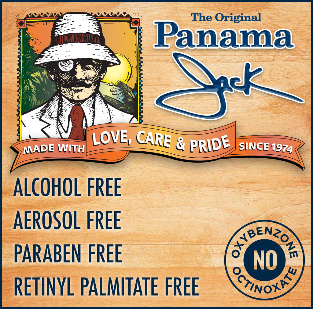 Panama Jack Trophy Suntan Oil – 0 SPF, Exotic Oils & Cocoa Butter, 5.5 oz (Pack of 6)