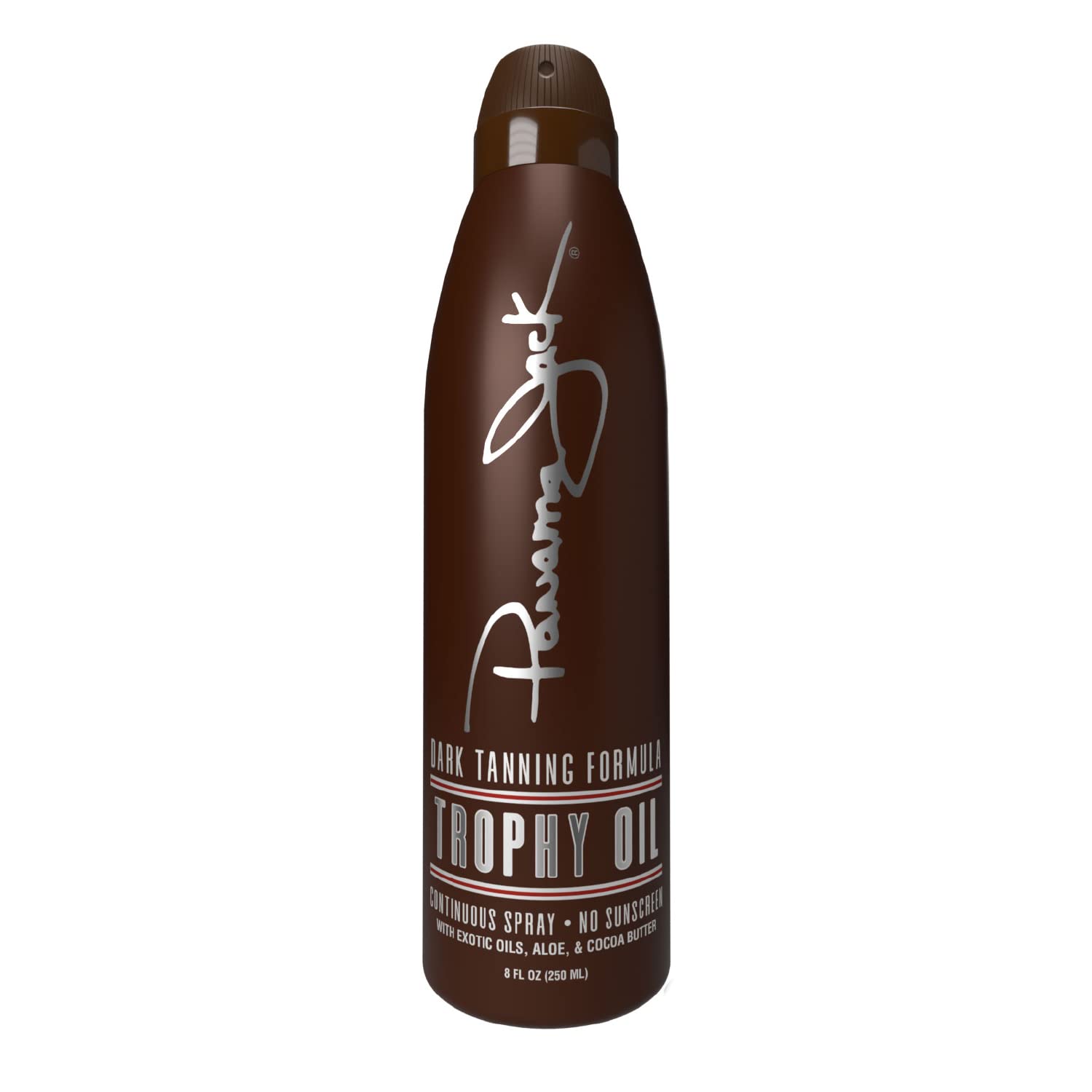 Panama Jack Trophy Suntan Oil – 0 SPF, Exotic Oils & Cocoa Butter, 5.5 oz (Pack of 6)