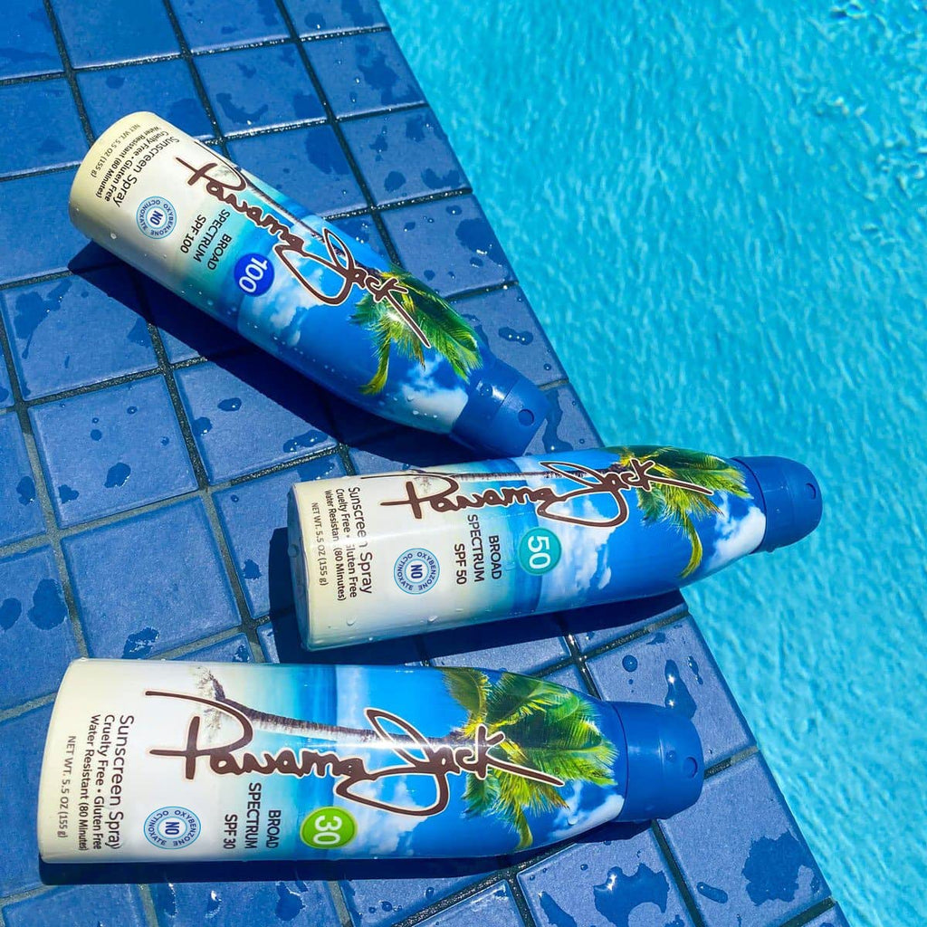Panama Jack Continuous Spray Sunscreen SPF 30 – Broad Spectrum & Water-Resistant