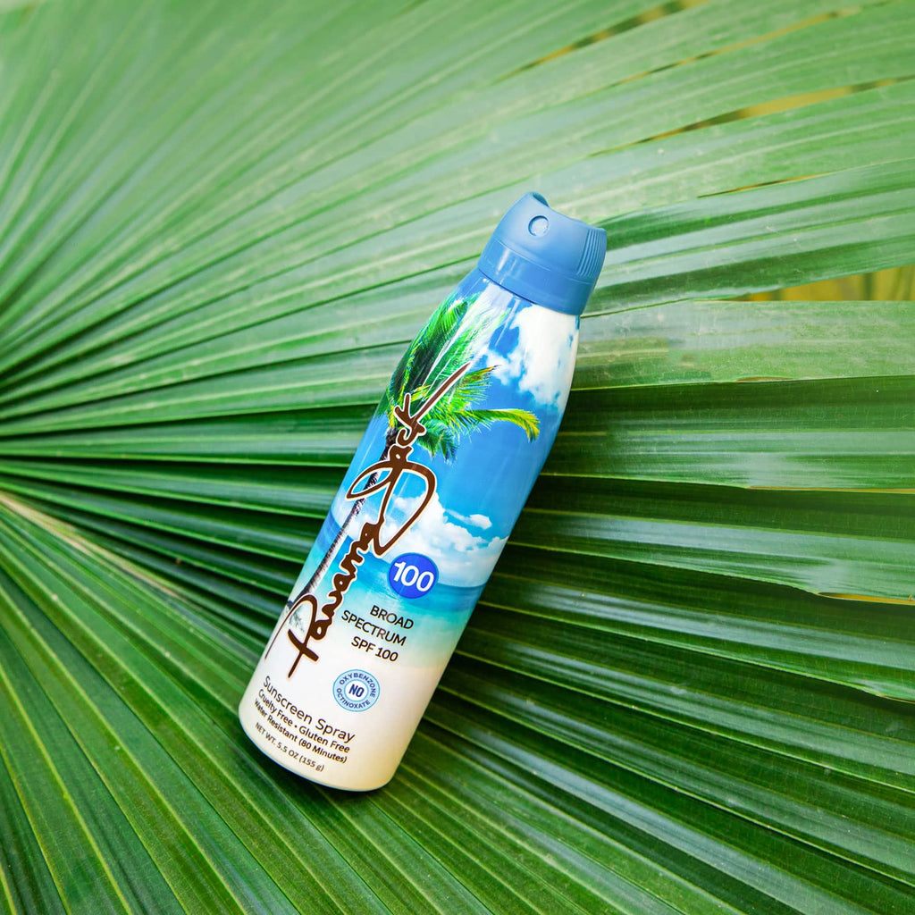 Panama Jack SPF 100 Continuous Spray Sunscreen – Broad Spectrum, Water Resistant 80 Min, 5.5 oz (Pack of 12)