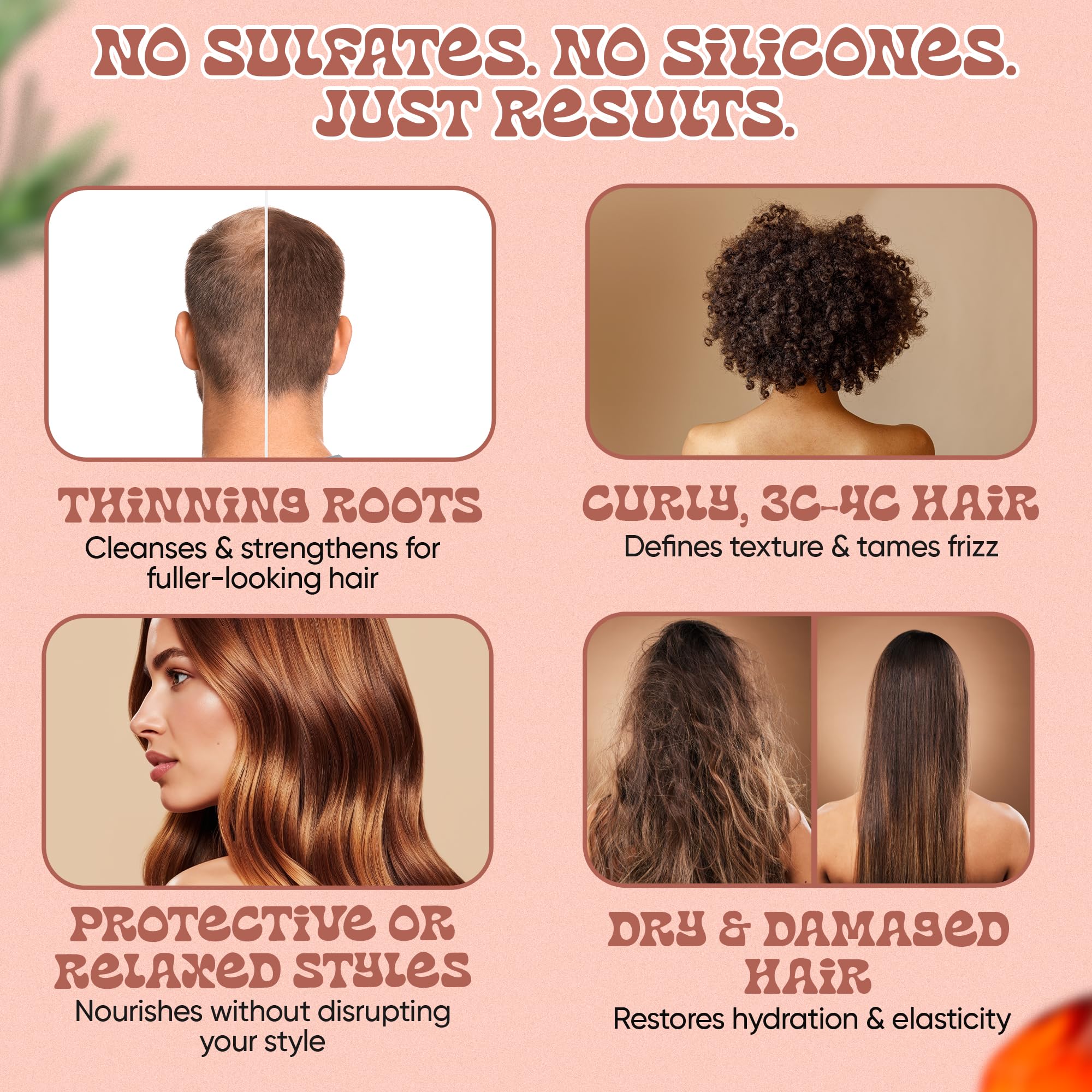 Panda's Promise Batana Oil Shampoo & Conditioner Set – Sulfate-Free Haircare for All Hair Types