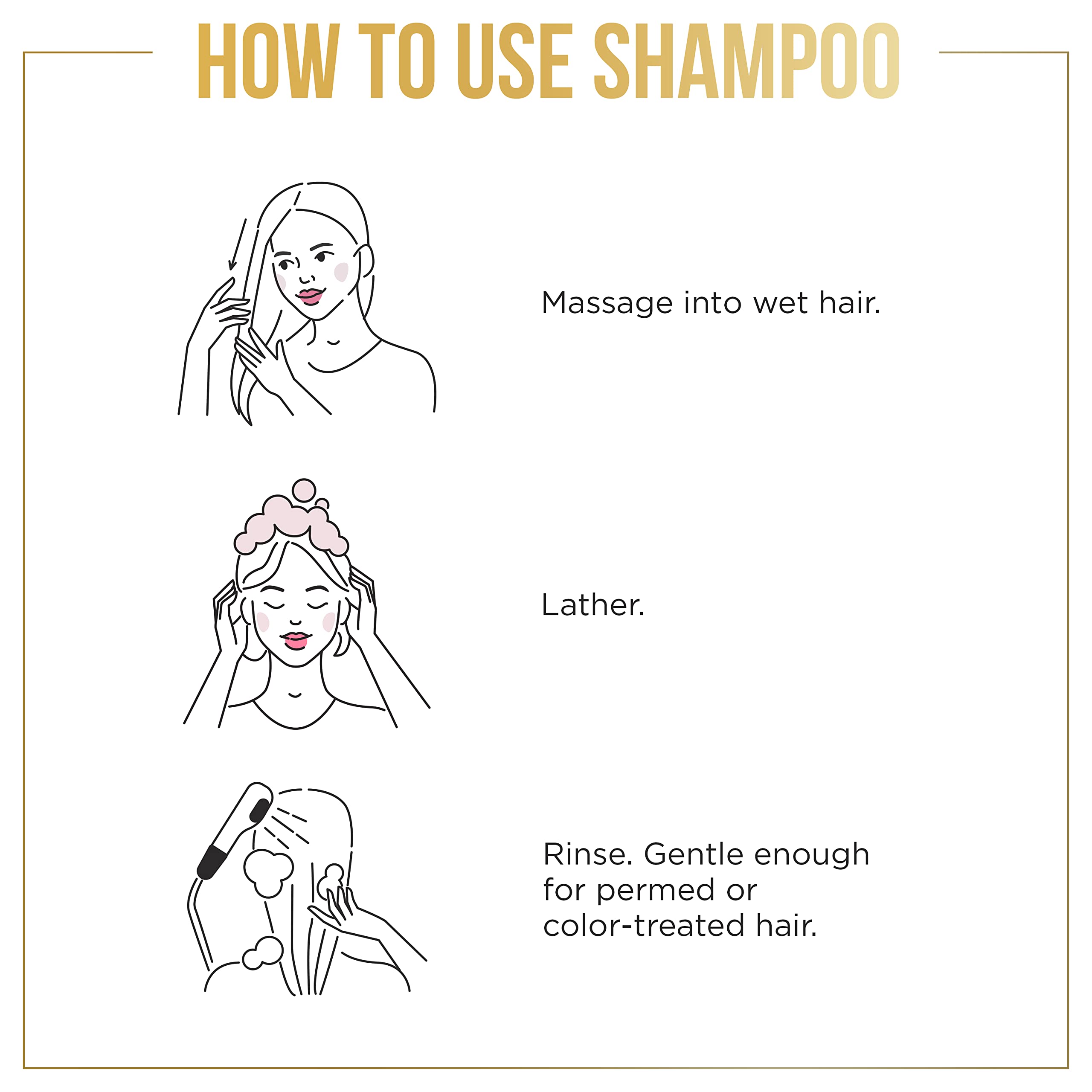 Pantene Sulfate Free Shampoo with Bamboo — Volumizing, Color Safe, 9.6 oz