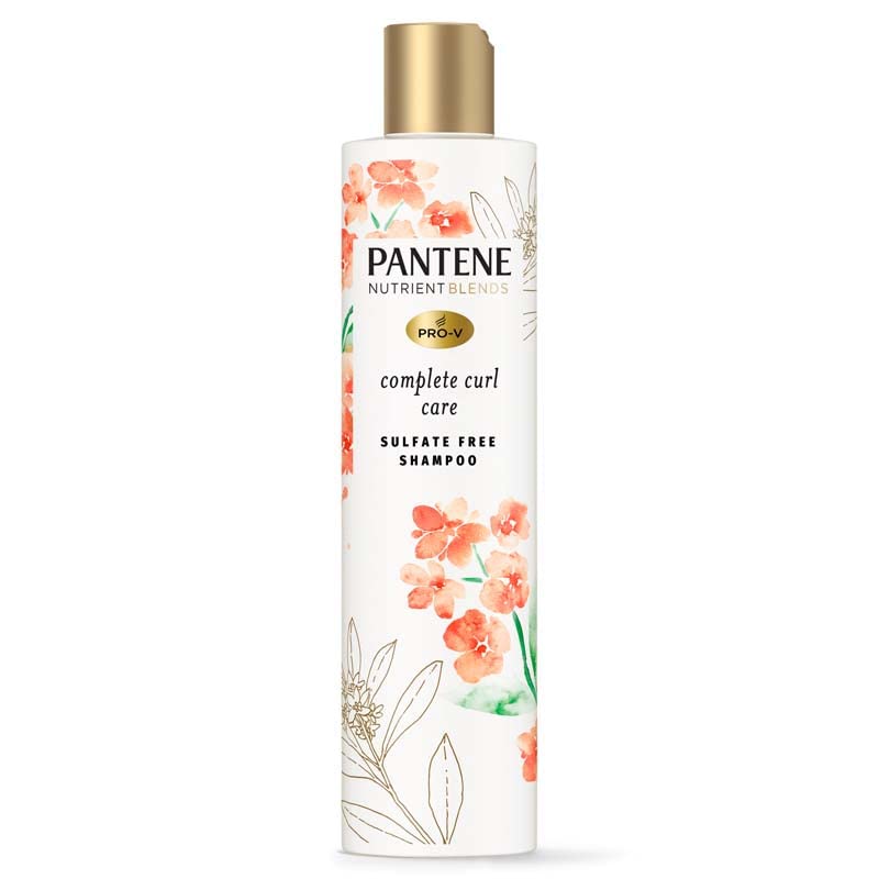 Pantene Complete Curl Care Shampoo with Jojoba Oil | Hydrated, Defined Curls
