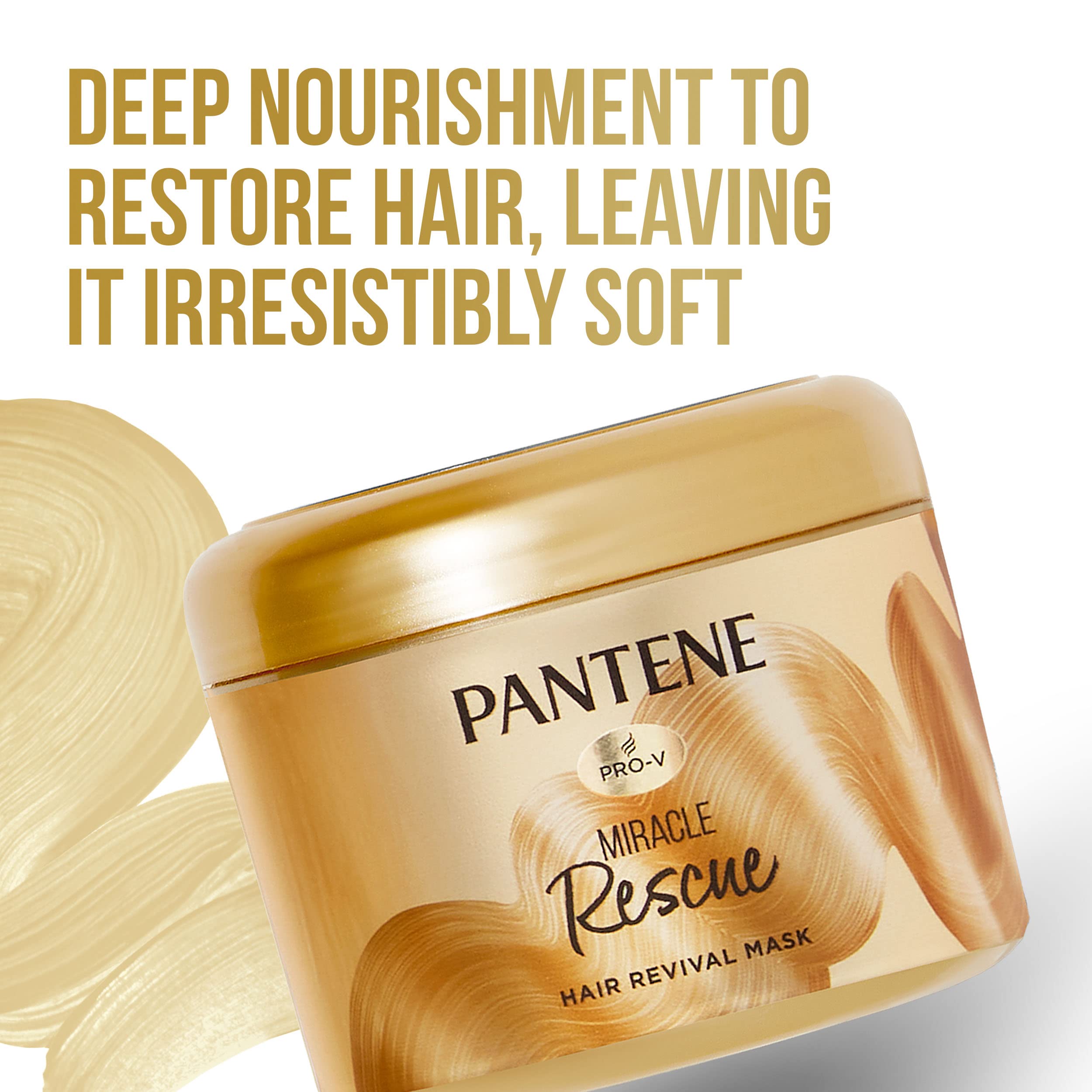 Pantene Miracle Rescue Hair Mask – Deep Conditioning for Dry & Damaged Hair (6.4 oz)