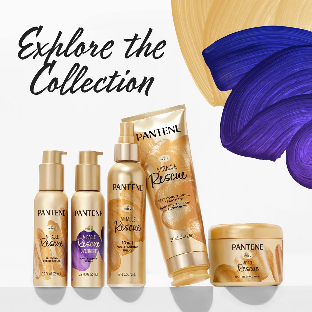 Pantene Miracle Rescue Hair Mask – Deep Conditioning for Dry & Damaged Hair (6.4 oz)