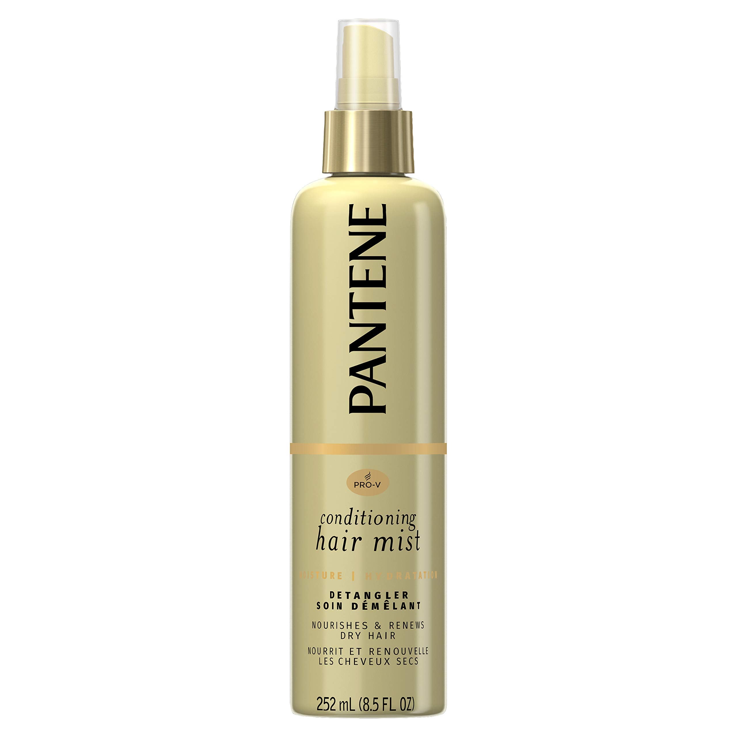 Pantene Pro-V Nutrient Boost Moisture Conditioning Mist Detangler – Lightweight Leave-In Hydration