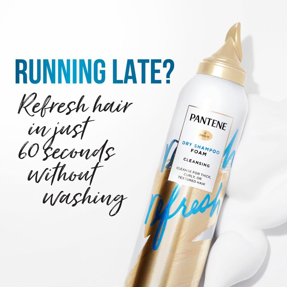Pantene Pro-V Refresh Cleansing Dry Shampoo Foam – 5.9 oz