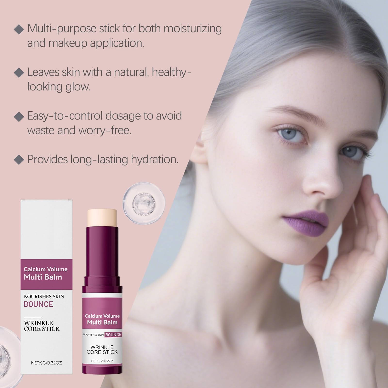 PAQIMAN Cemenrete Calcium Multi Balm – Anti-Aging Firming & Wrinkle Care Multi Stick