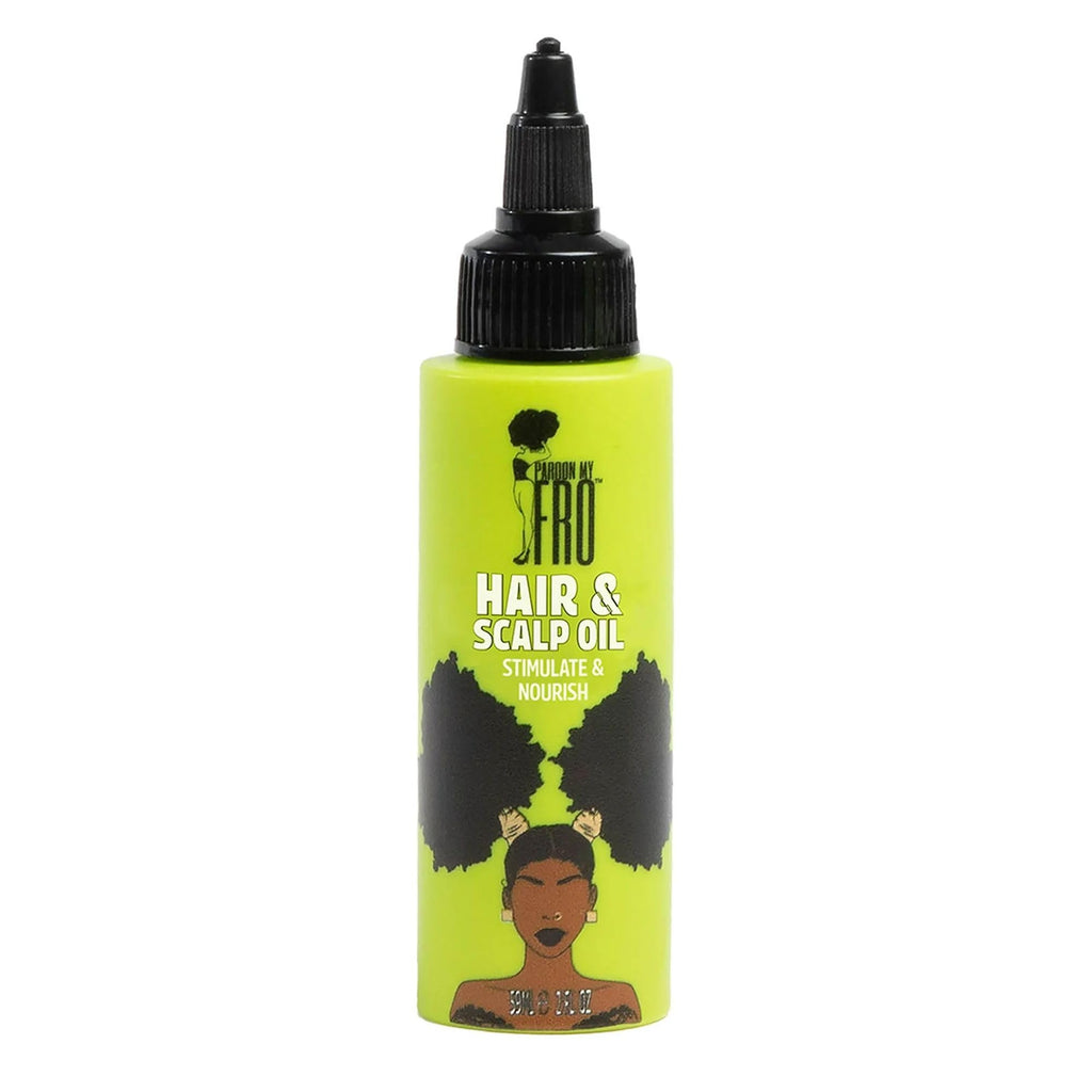 Pardon My Fro Hair & Scalp Oil – Hydrates Curls, Braids & Twists (2 fl oz)