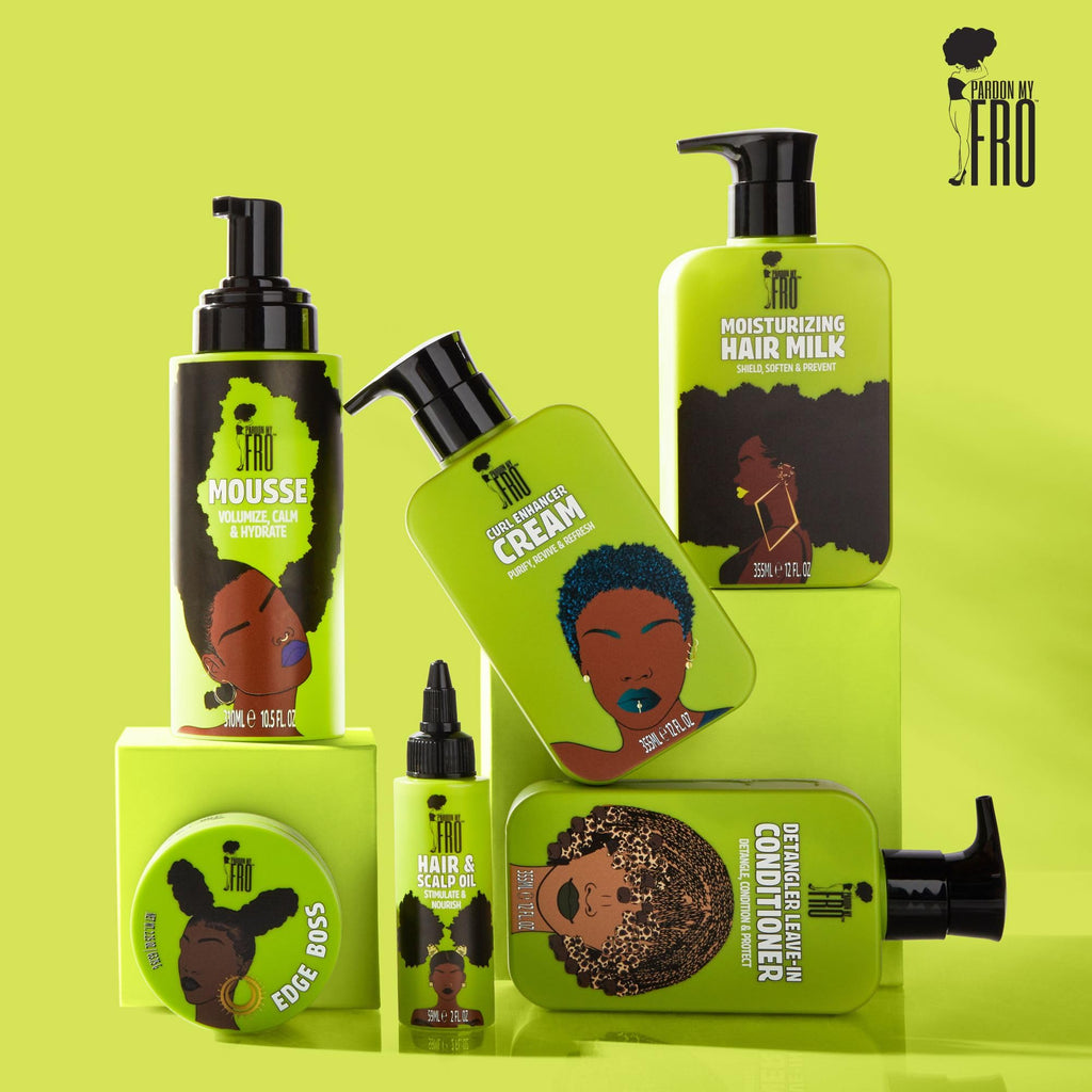 Pardon My Fro Hair & Scalp Oil – Hydrates Curls, Braids & Twists (2 fl oz)