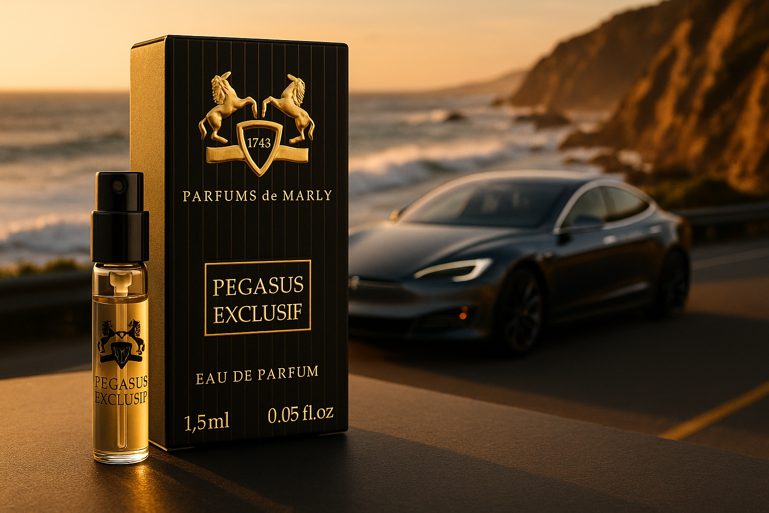 Parfums De Marly Pegasus Exclusif official perfume sample 1.5ml 0.05 fl. o.z. perfume tester