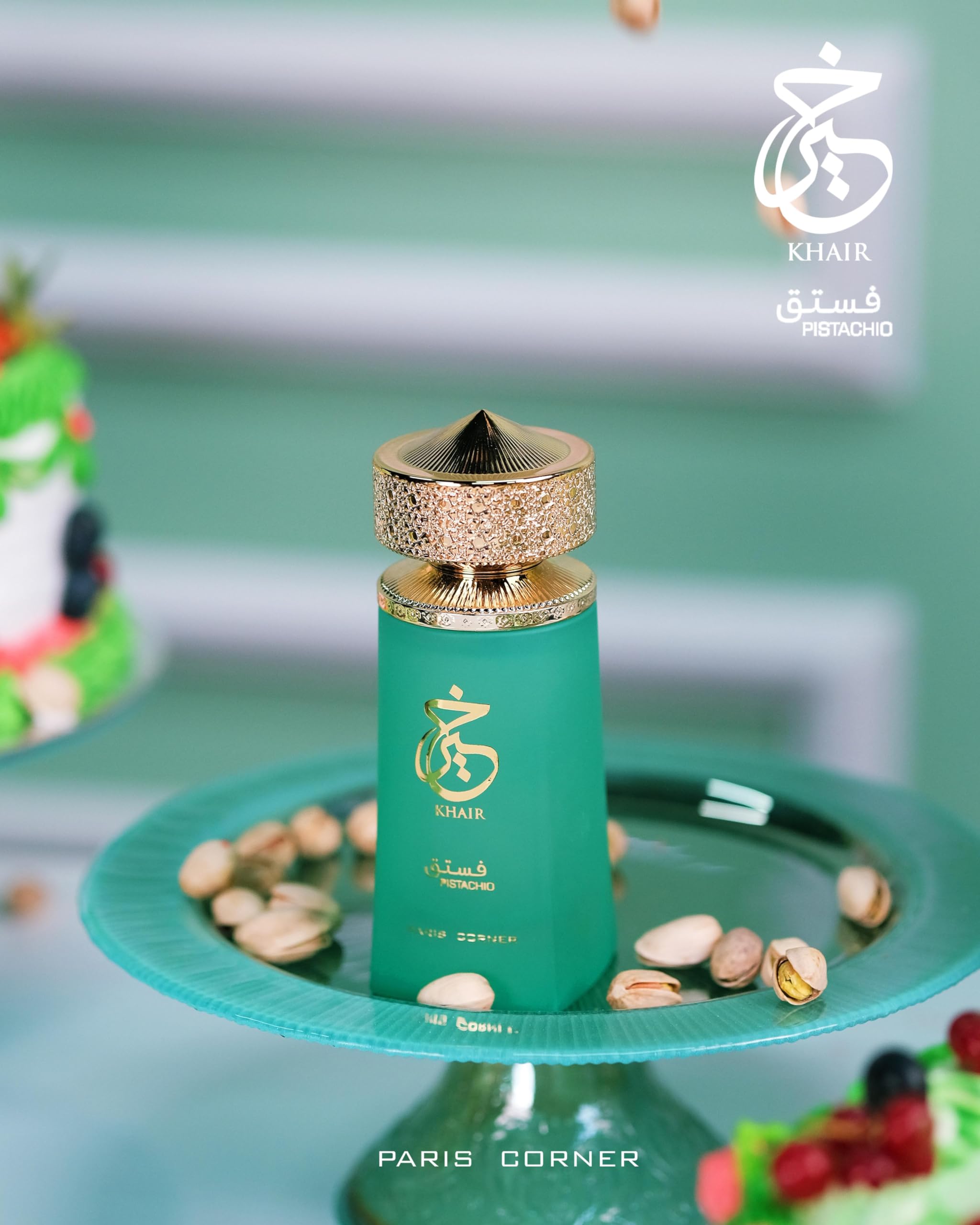 Paris Corner Pistachio Khair Unisex EdP 3.4 Fl Oz – Gourmand Floral Fragrance