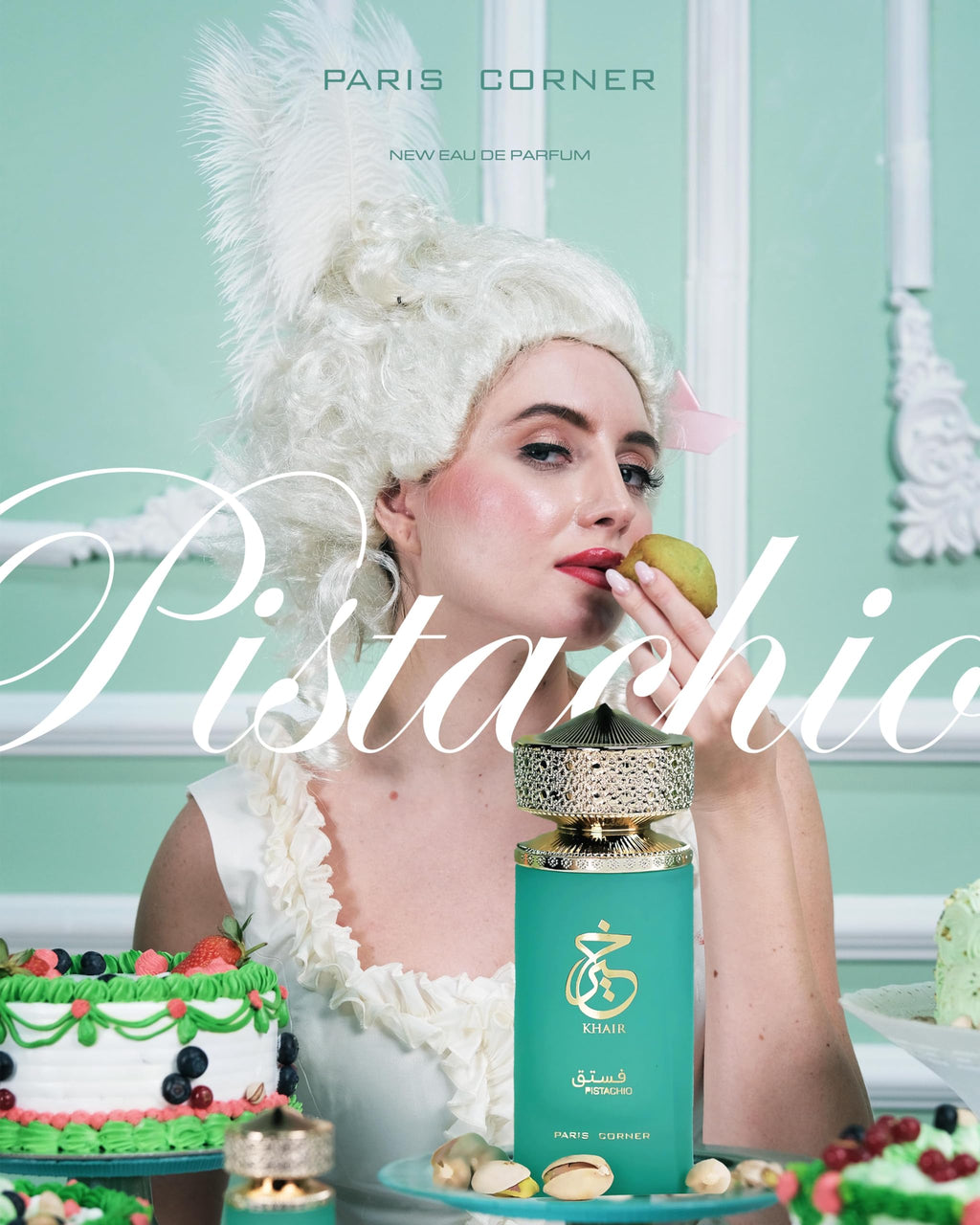 Paris Corner Pistachio Khair Unisex EdP 3.4 Fl Oz – Gourmand Floral Fragrance