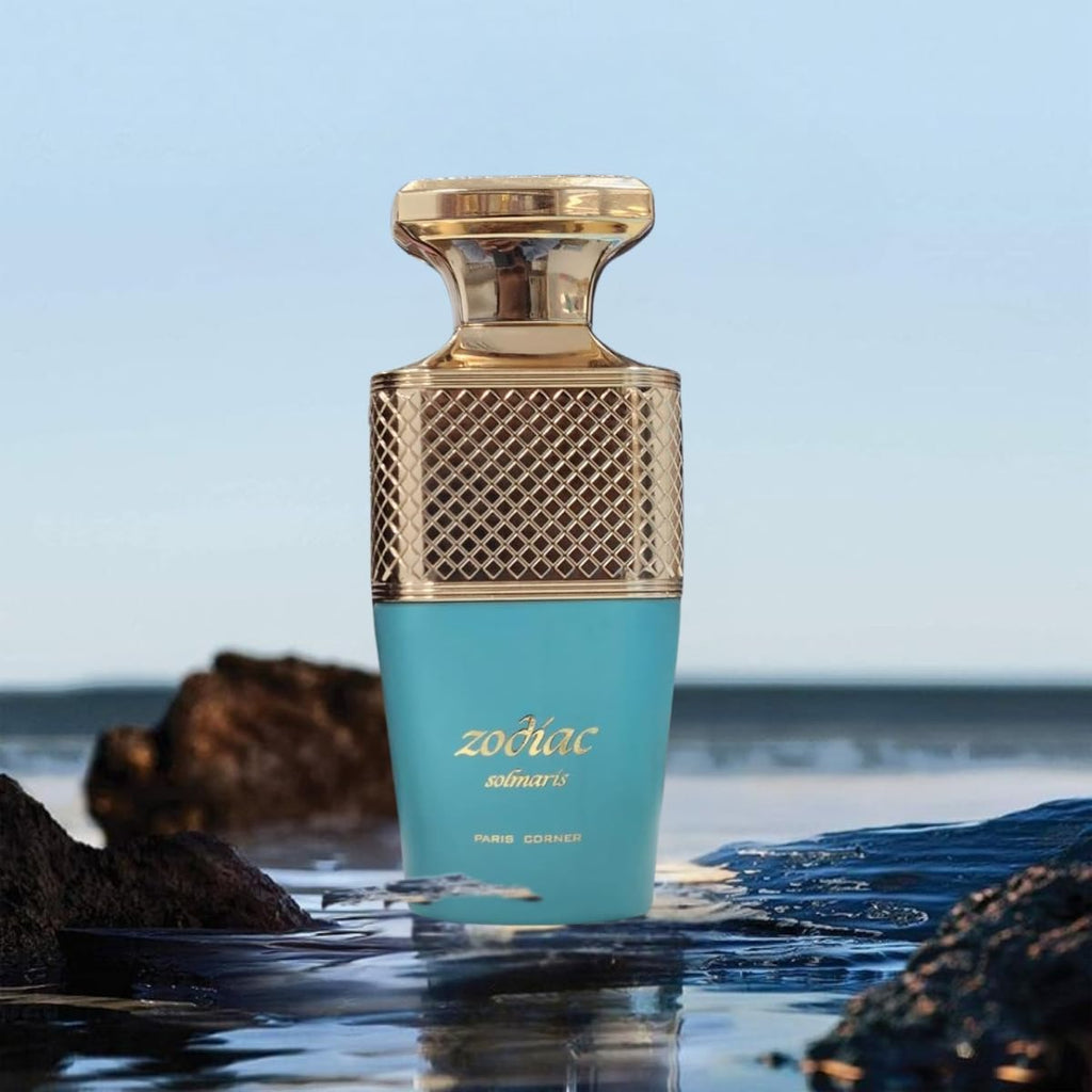Paris Corner Zodiac Solmaris Eau De Parfum – Unisex Marine Scent, 3.4 Fl Oz