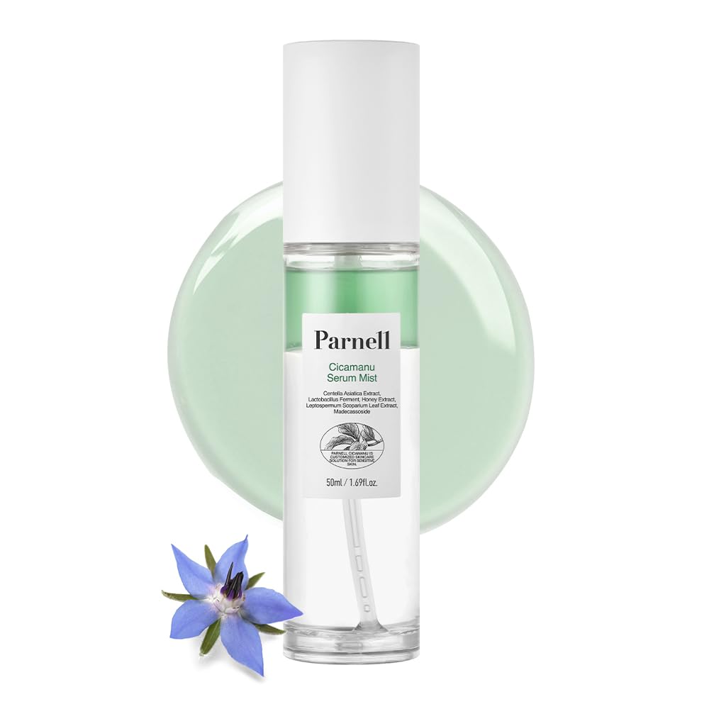 Parnell Cicamanu Serum Mist – Centella, Hyaluronic Acid, Ceramide, LHA | Glow, Hydration & Balance