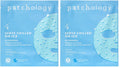 Patchology Iced Cooling & Firming Hydrogel Masks – Peptides, Cloudberry Oil & Bakuchiol | Pack of 2