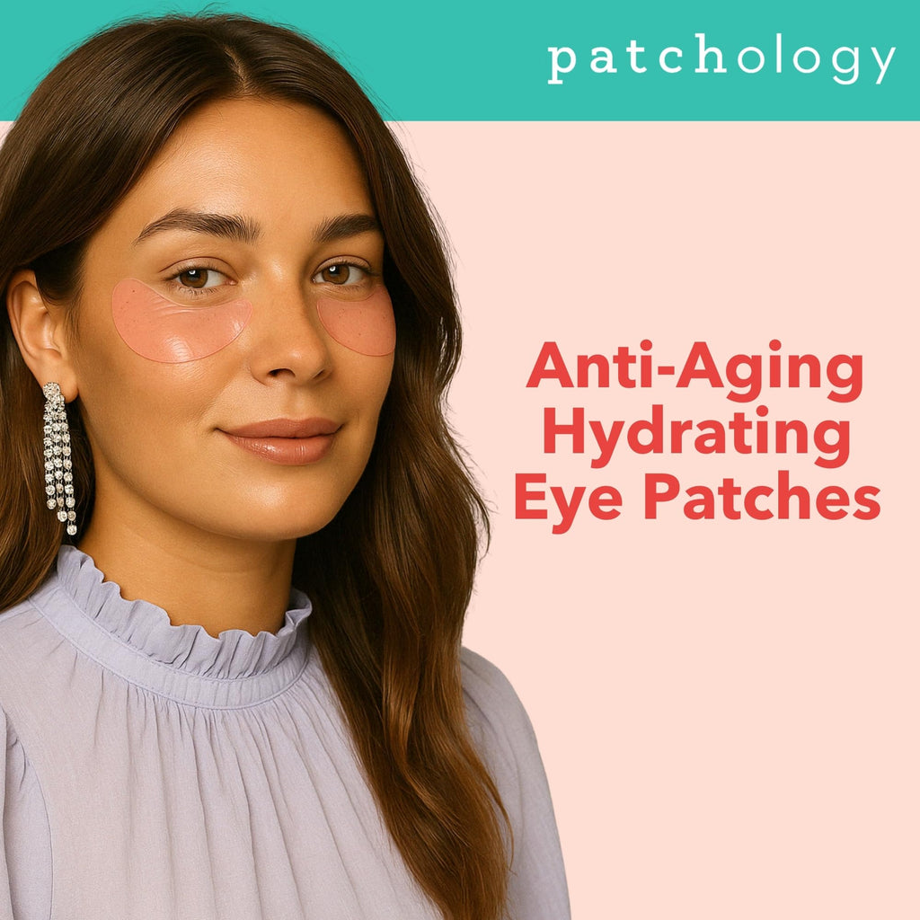 Patchology Serve Chilled Rosé Hydrating Under Eye Patches – Hyaluronic Acid & Antioxidants (30 Pairs)