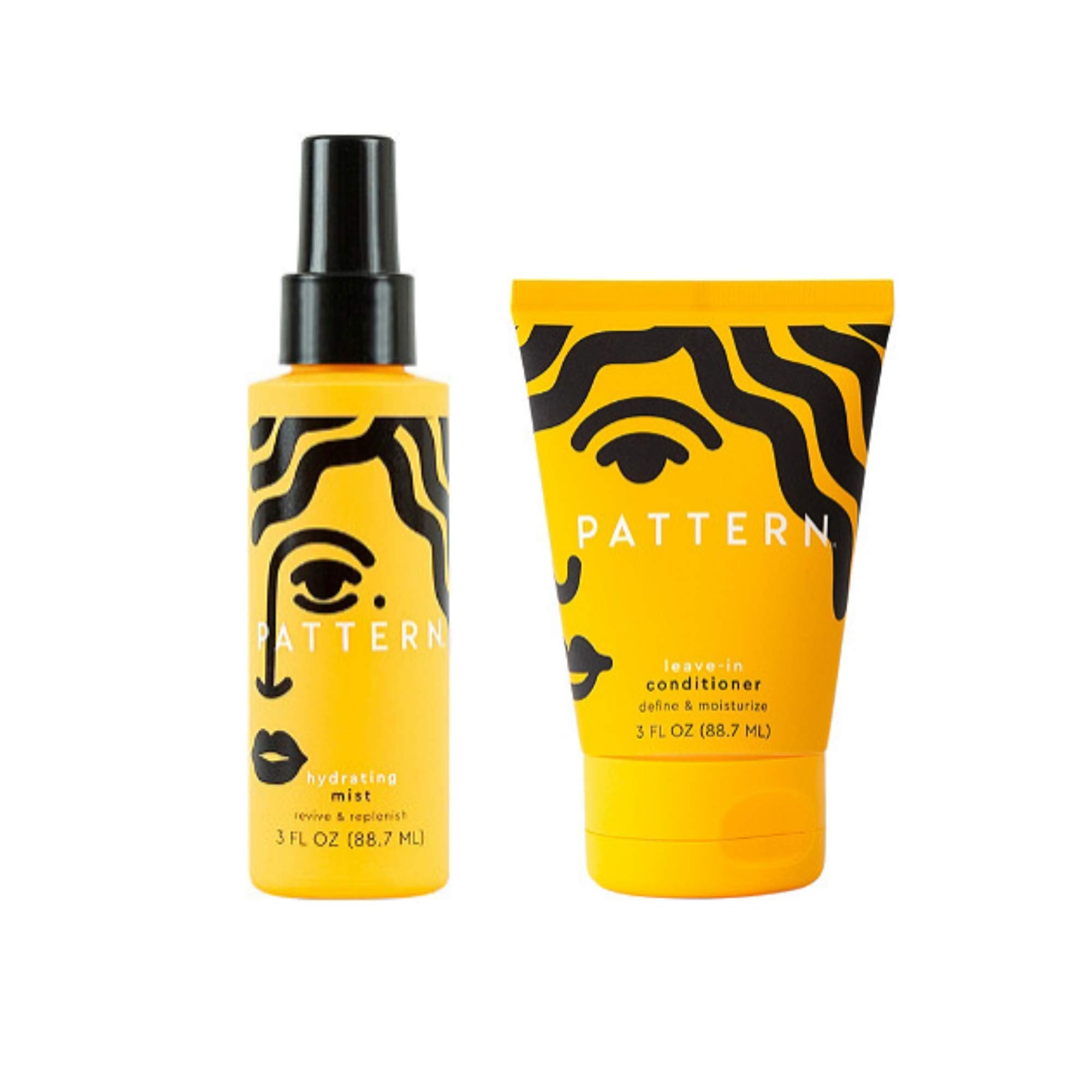 Pattern Hydrating Mist & Leave-In Conditioner | Define & Moisturize Curls – 3oz Set