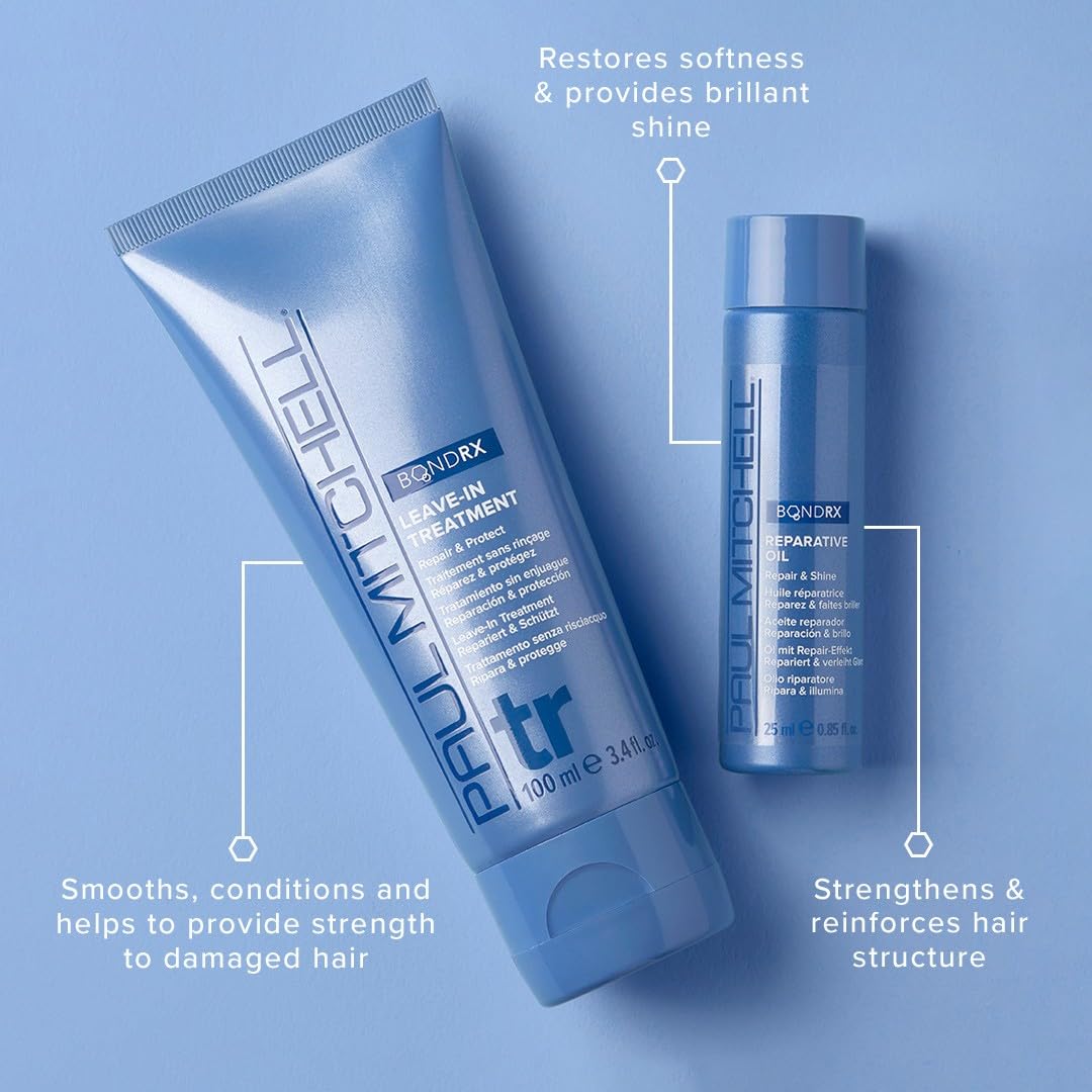 Paul Mitchell Bond Rx Reparative Oil – Repairs & Shine for Chemically Treated Hair (0.85 fl oz)
