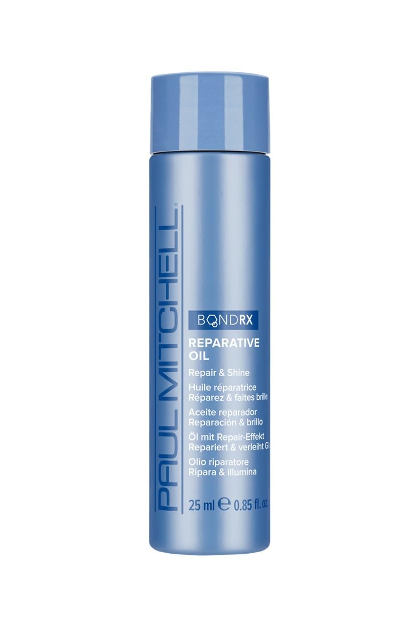 Paul Mitchell Bond Rx Reparative Oil – Repairs & Shine for Chemically Treated Hair (0.85 fl oz)