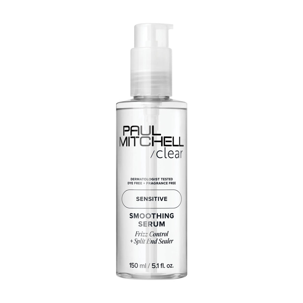 Paul Mitchell Clear Smoothing Serum – Fragrance-Free Blowout Primer for Sensitive Skin