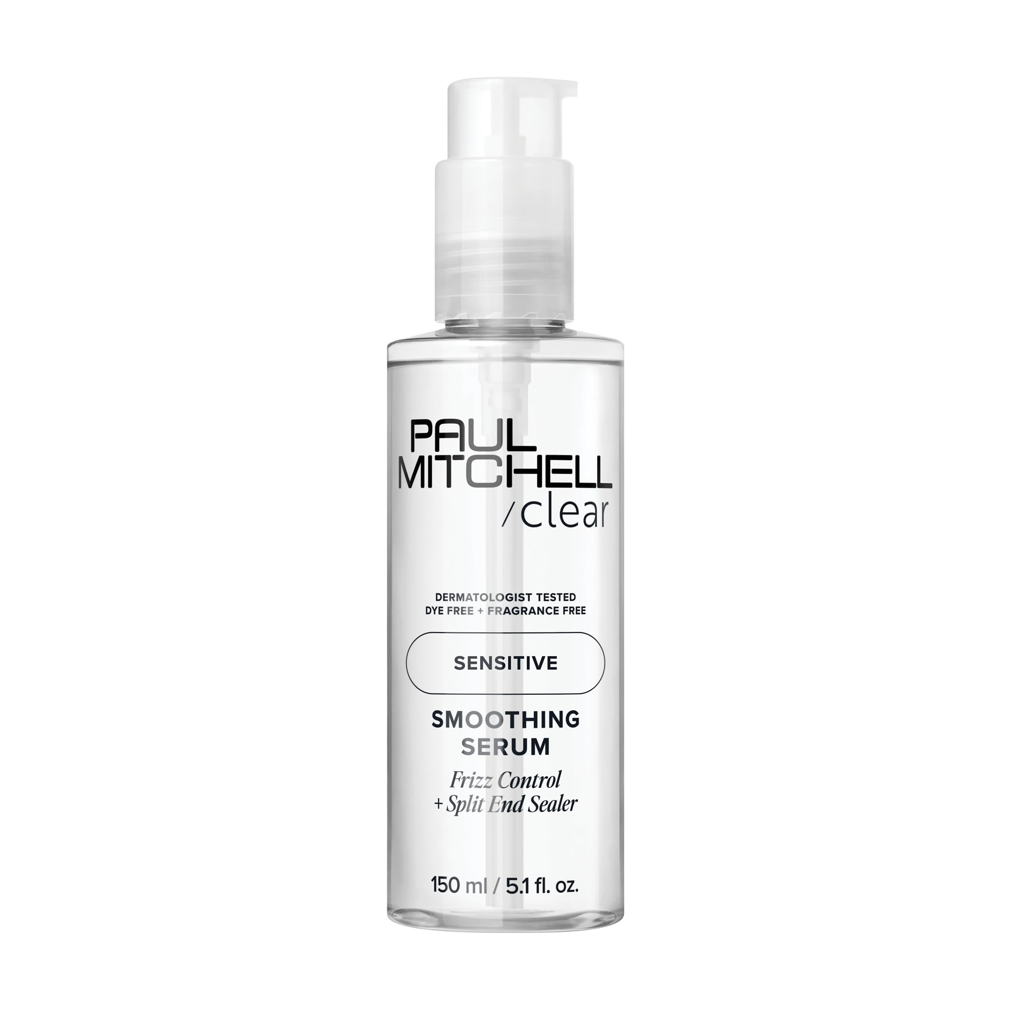 Paul Mitchell Clear Smoothing Serum – Fragrance-Free Blowout Primer for Sensitive Skin