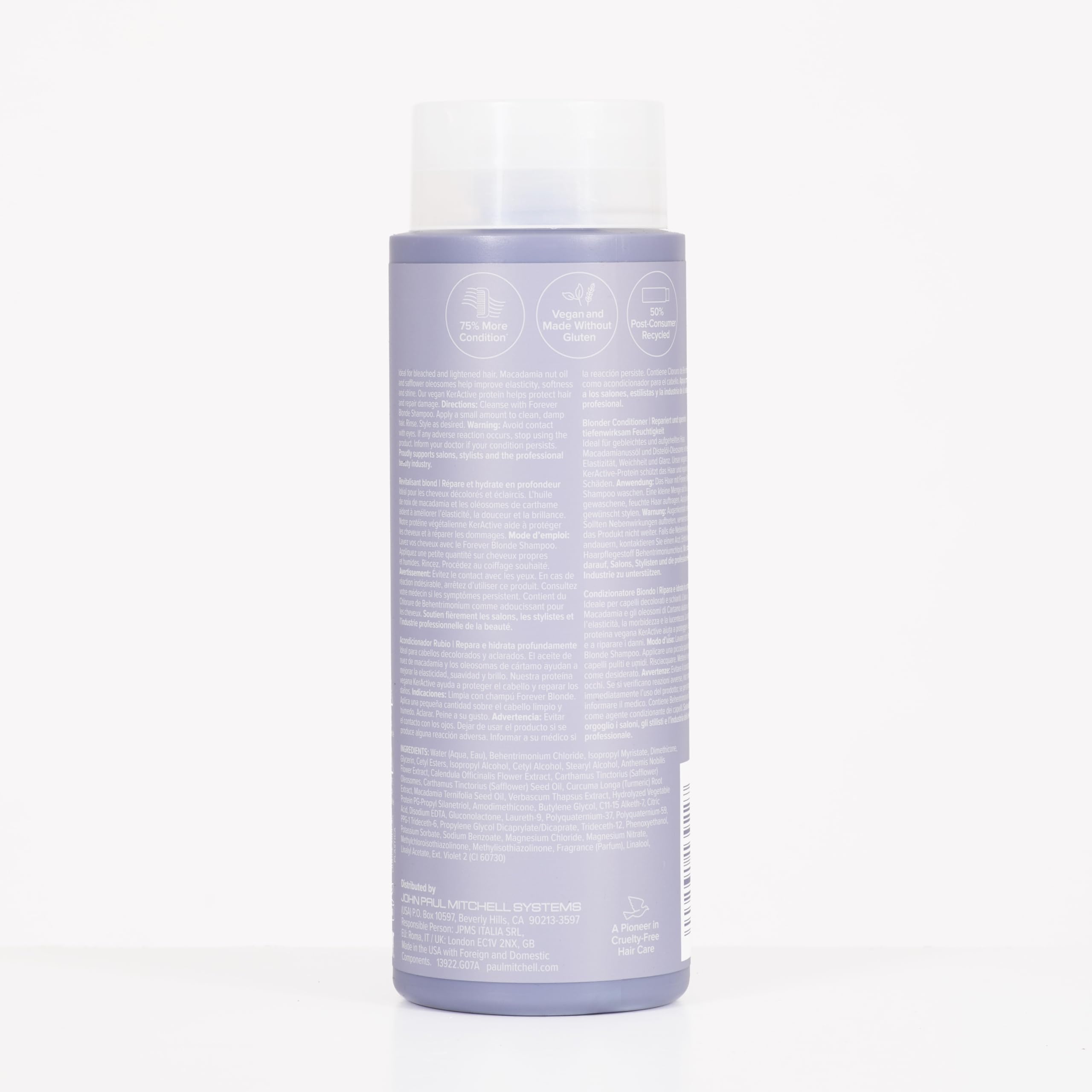 Paul Mitchell Forever Blonde Conditioner – Repairs & Deep Hydration for Bleached & Lightened Hair | 33.8 fl oz