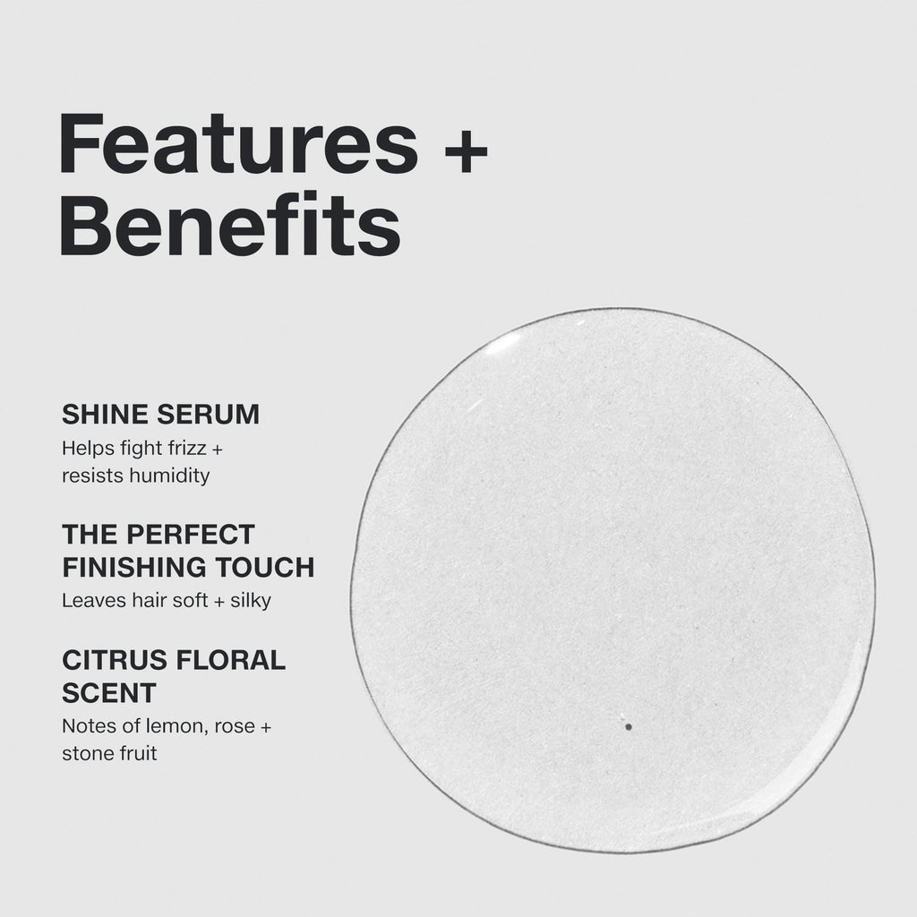 Paul Mitchell Gloss Drops Shine Serum – Frizz Control & Brilliant Shine, 2.5 fl oz